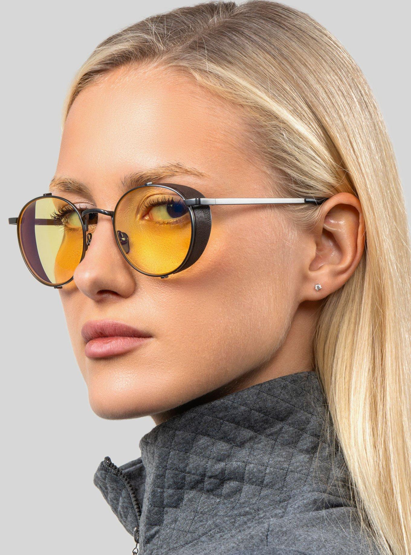 GUNNAR x Fallout Lucky 38 Amber Tint Blue Light Glasses, , alternate - view 4