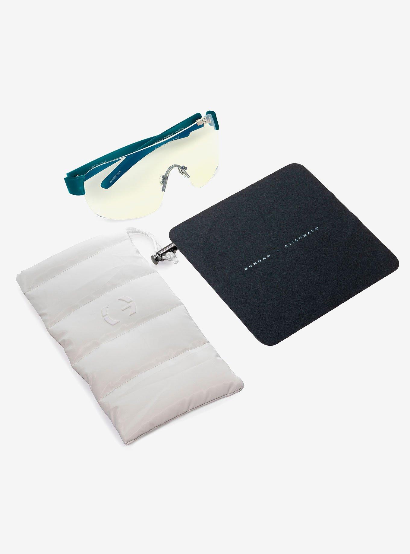 GUNNAR x Alienware Bermuda Triangle Clear Tint Blue Light Glasses, , alternate - view 3