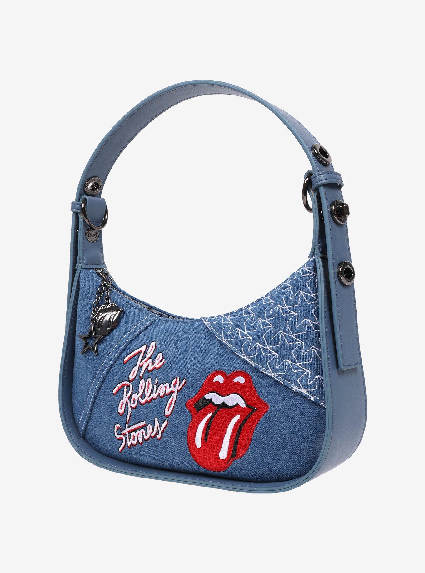 The Rolling Stones Denim Shoulder Bag, , alternate - view 3