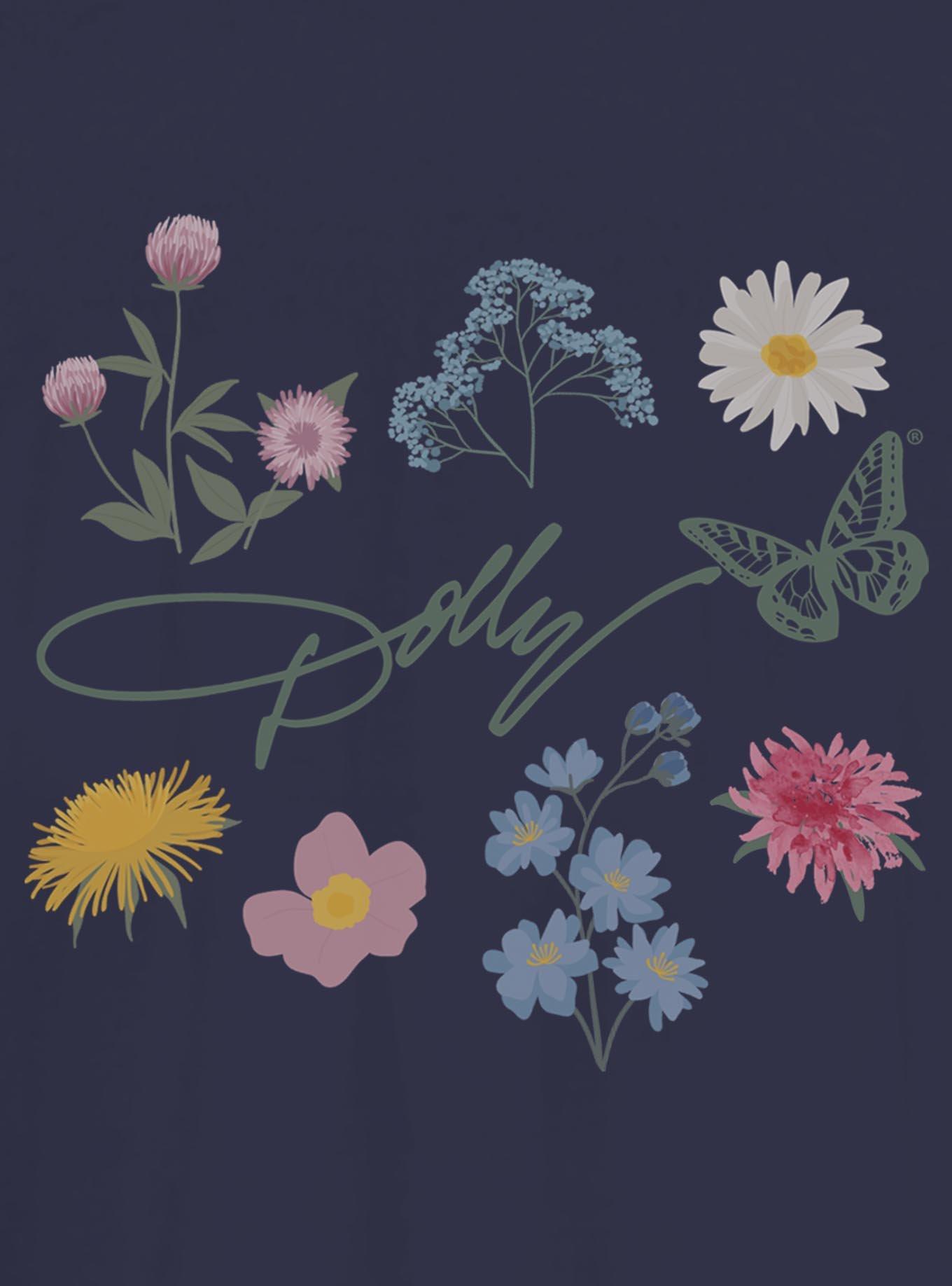 Dolly Parton Floral Signature Girls T-Shirt, , hi-res