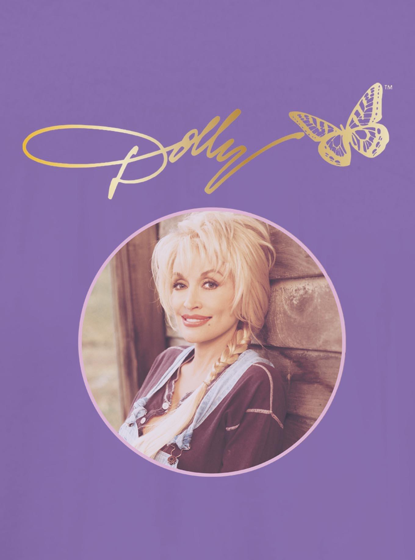 Dolly Parton Circle Signature Girls T-Shirt, , hi-res