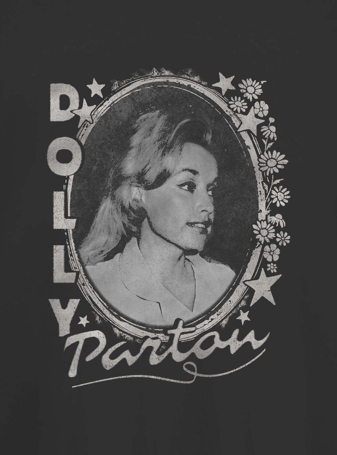 Dolly Parton Stars And Flowers Girls T-Shirt, , hi-res
