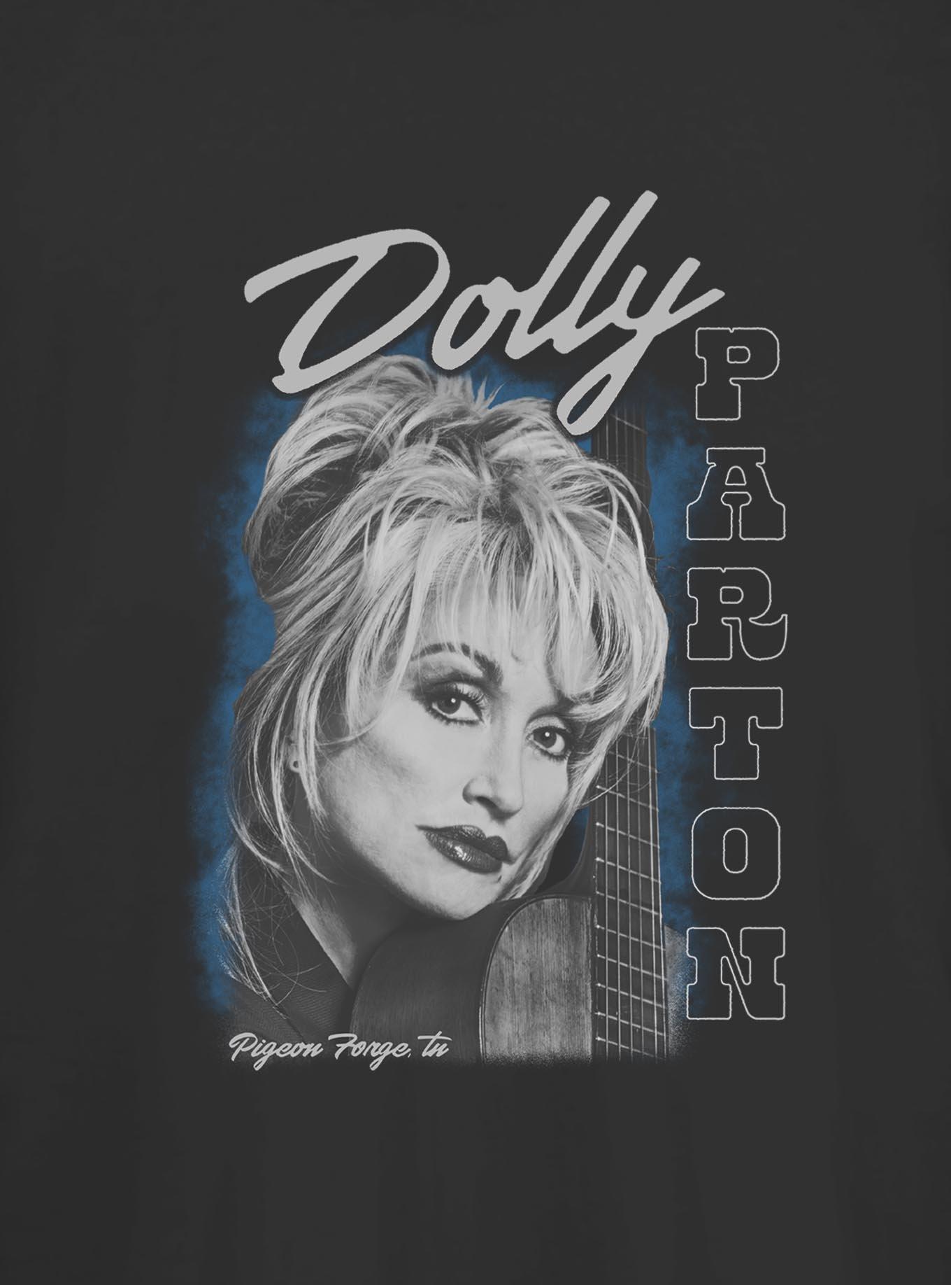 Dolly Parton Guitar Portrait Girls T-Shirt, , hi-res