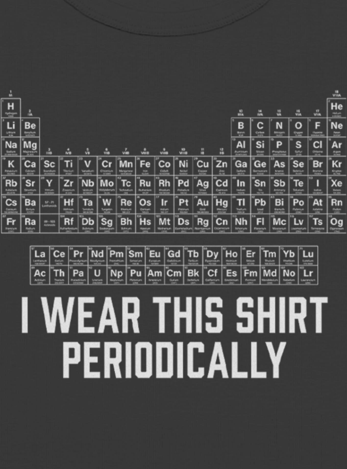 Periodic Table Girls Baby T-Shirt, BLACK, alternate - view 2