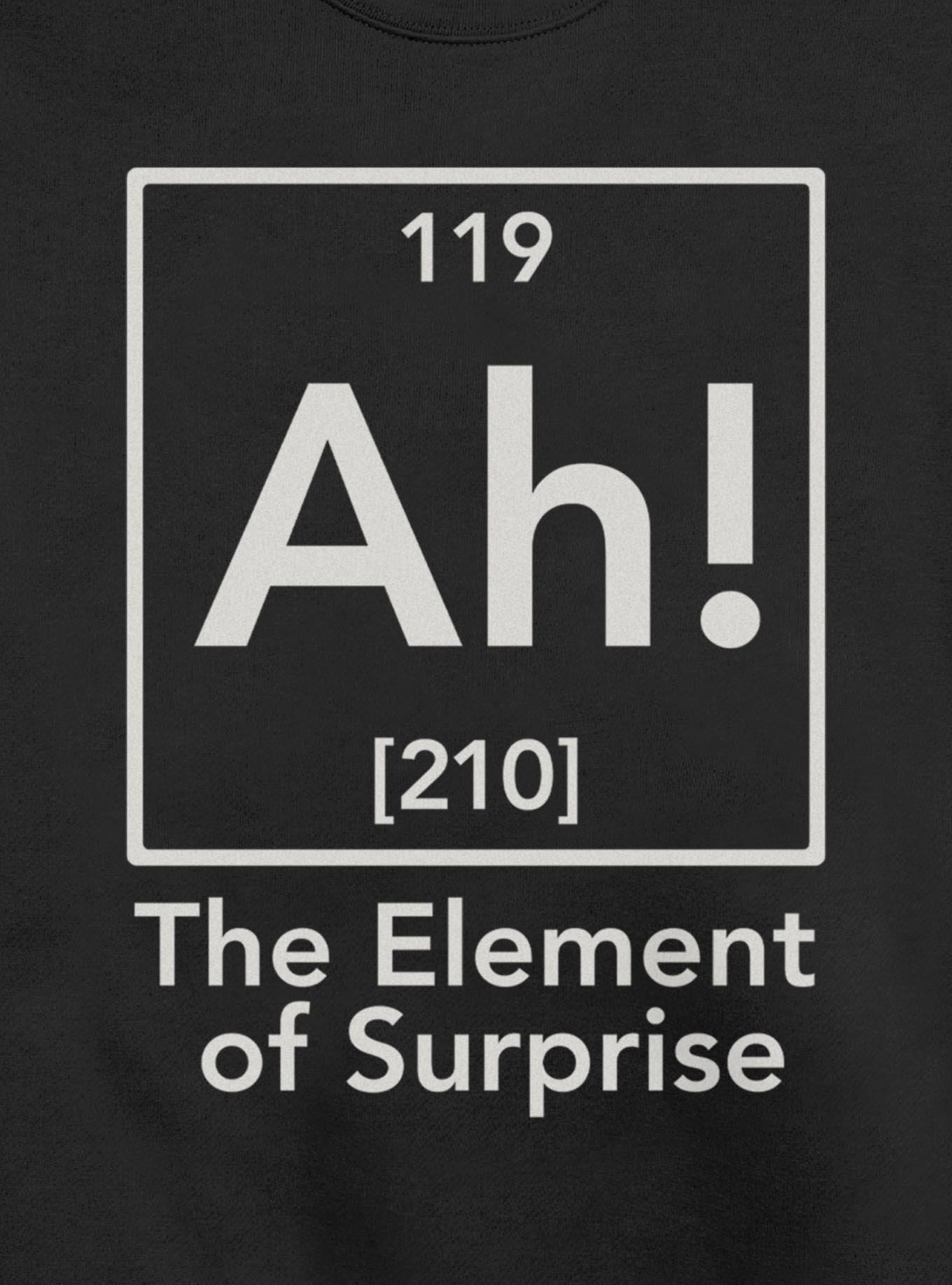 AH Element of Surprise Periodic Table Sweatshirt, BLACK, alternate - view 2
