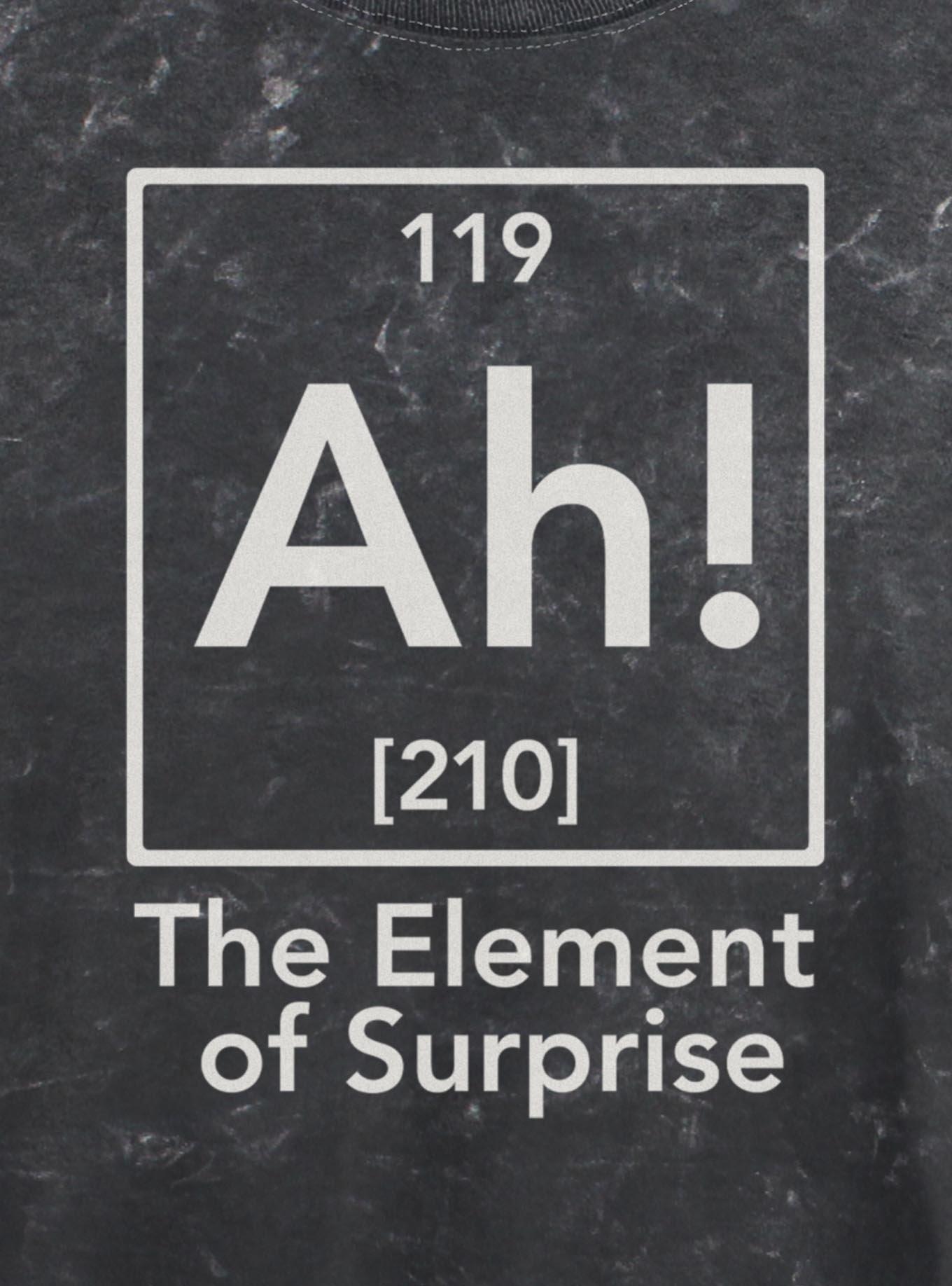 AH Element of Surprise Periodic Table Girls Mineral Wash Crop T-Shirt, , hi-res