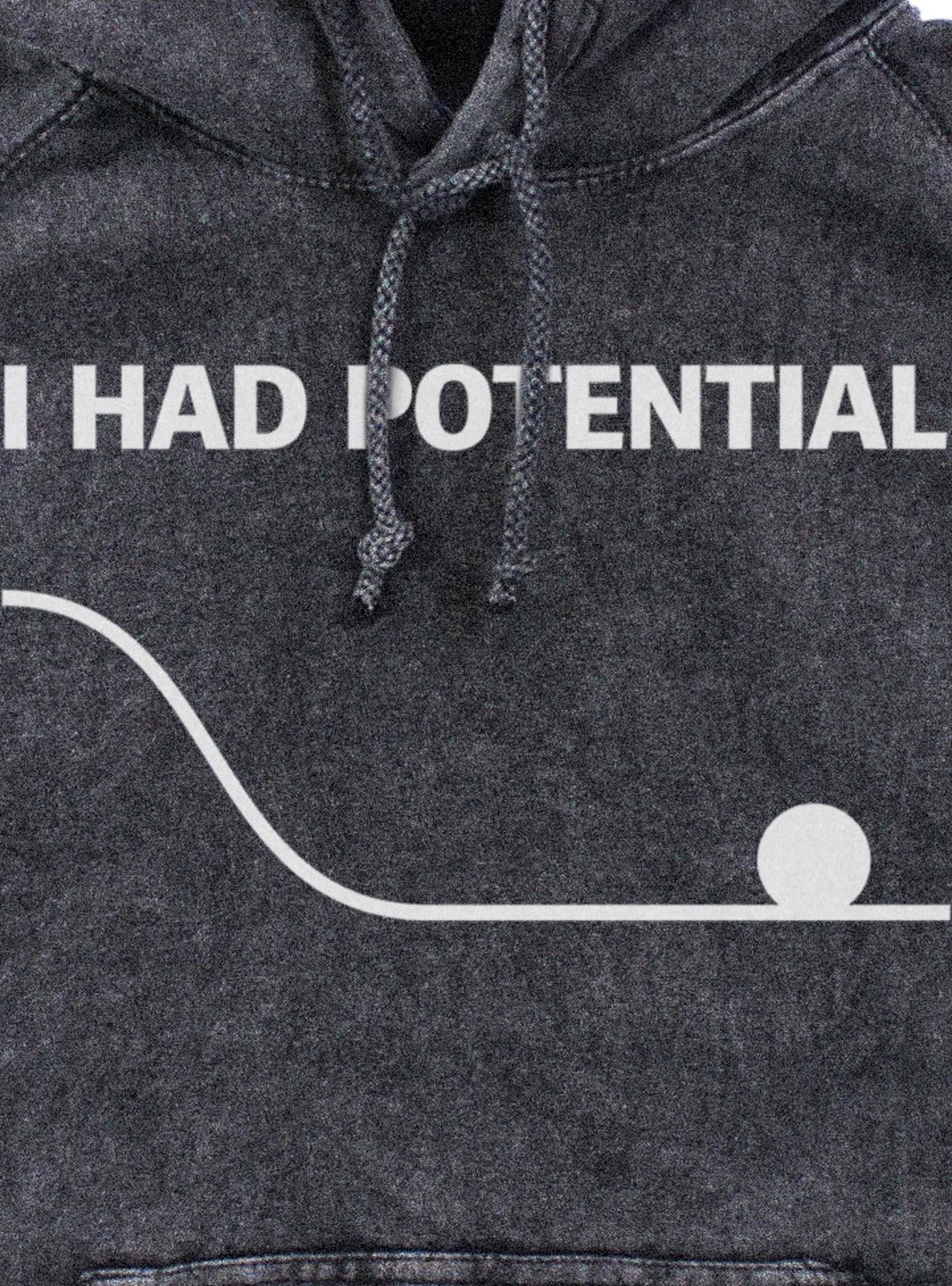 Had Potential Mineral Wash Hoodie, , hi-res