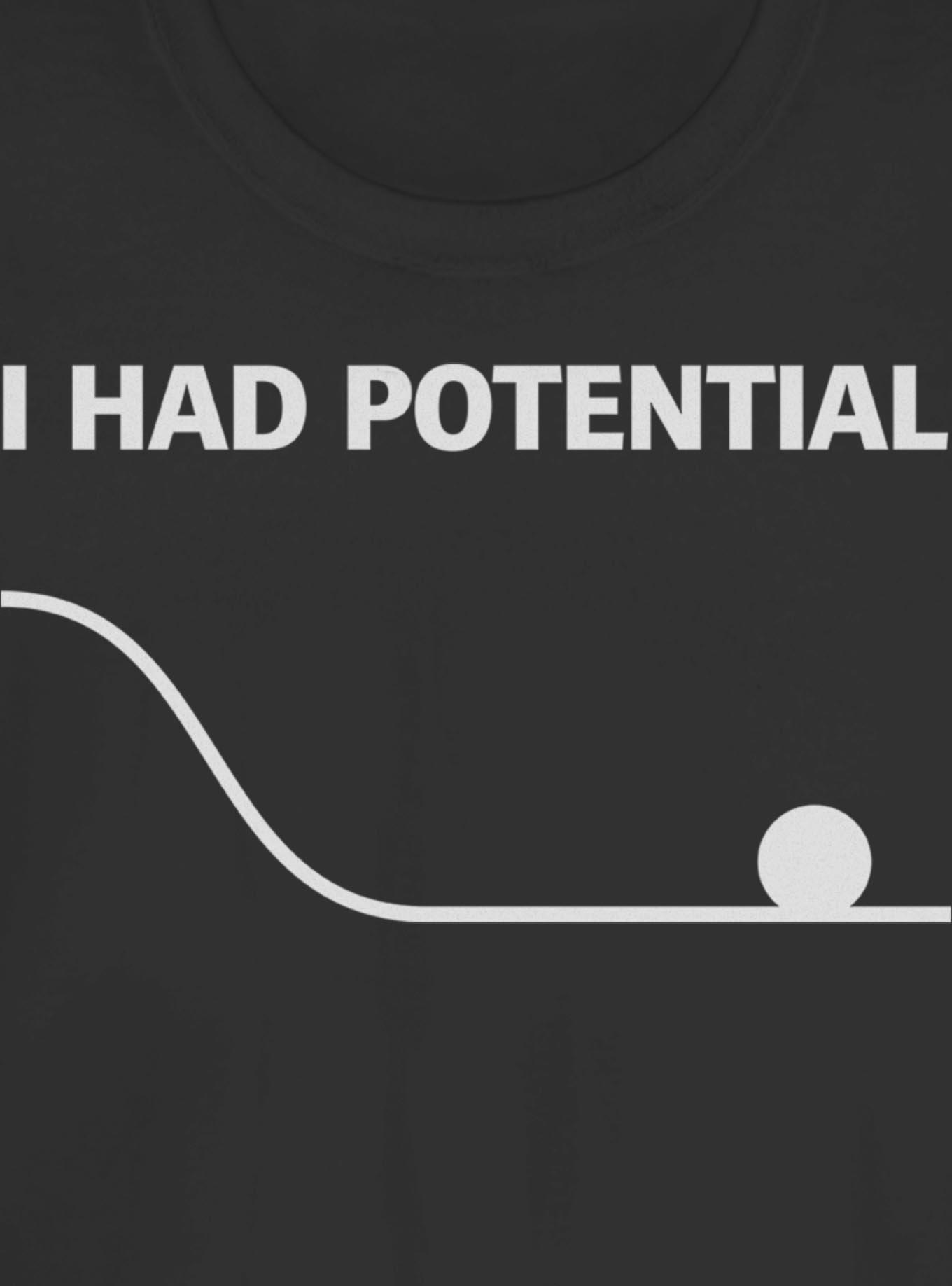 Had Potential Girls T-Shirt, BLACK, alternate - view 2