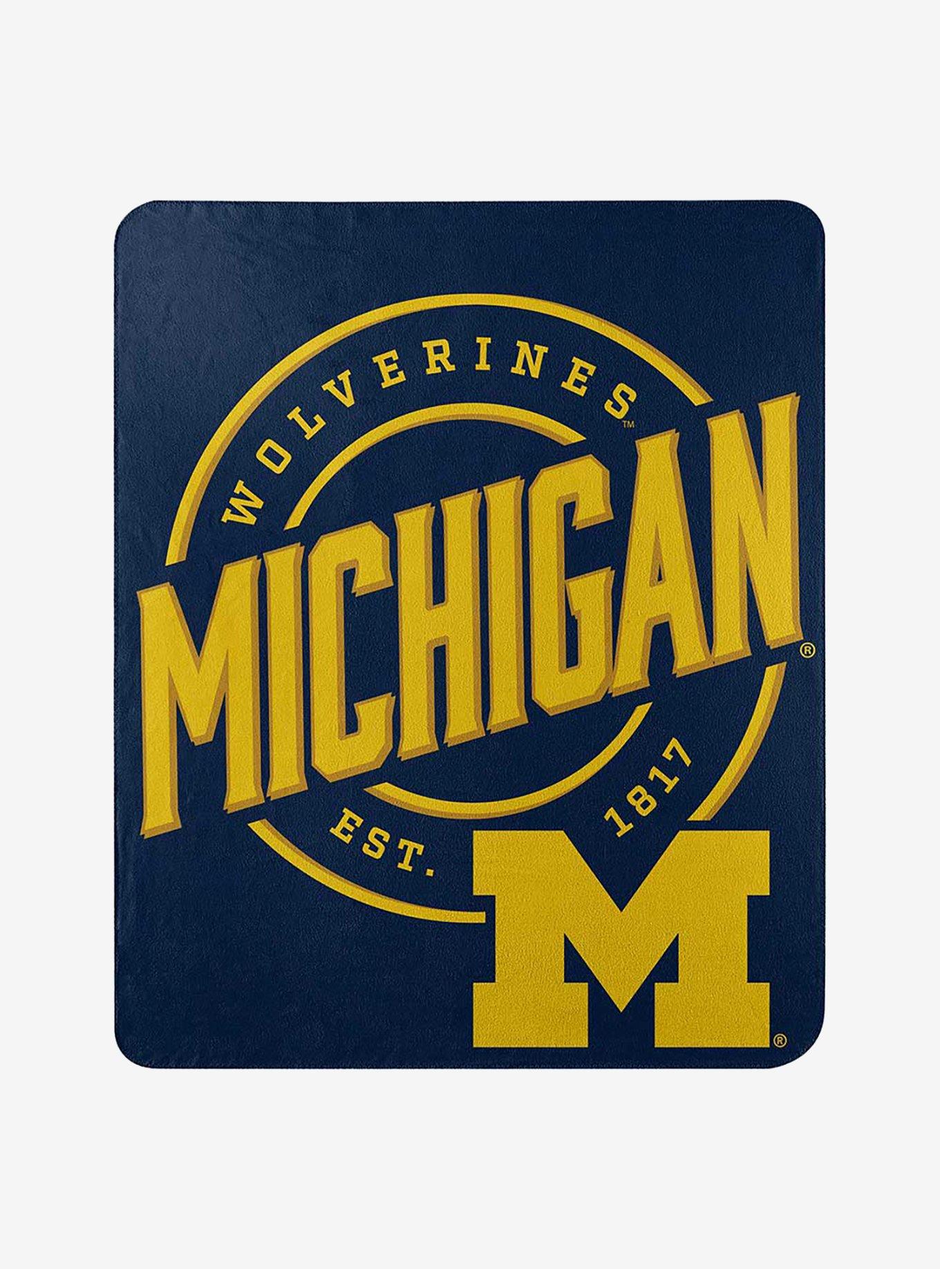NCAA Michigan Campaign Fleece Throw Blanket, , hi-res
