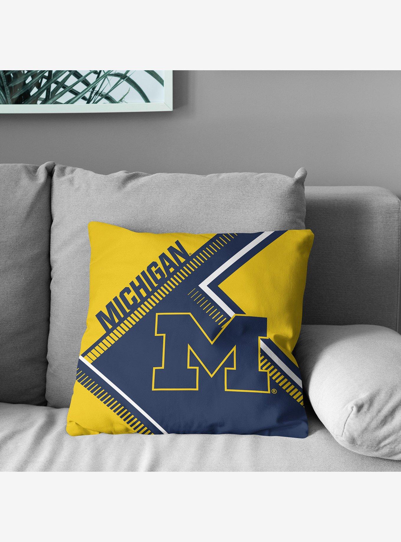 NCAA Michigan Wolverines Pulsewave Throw Pillow, , alternate - view 4