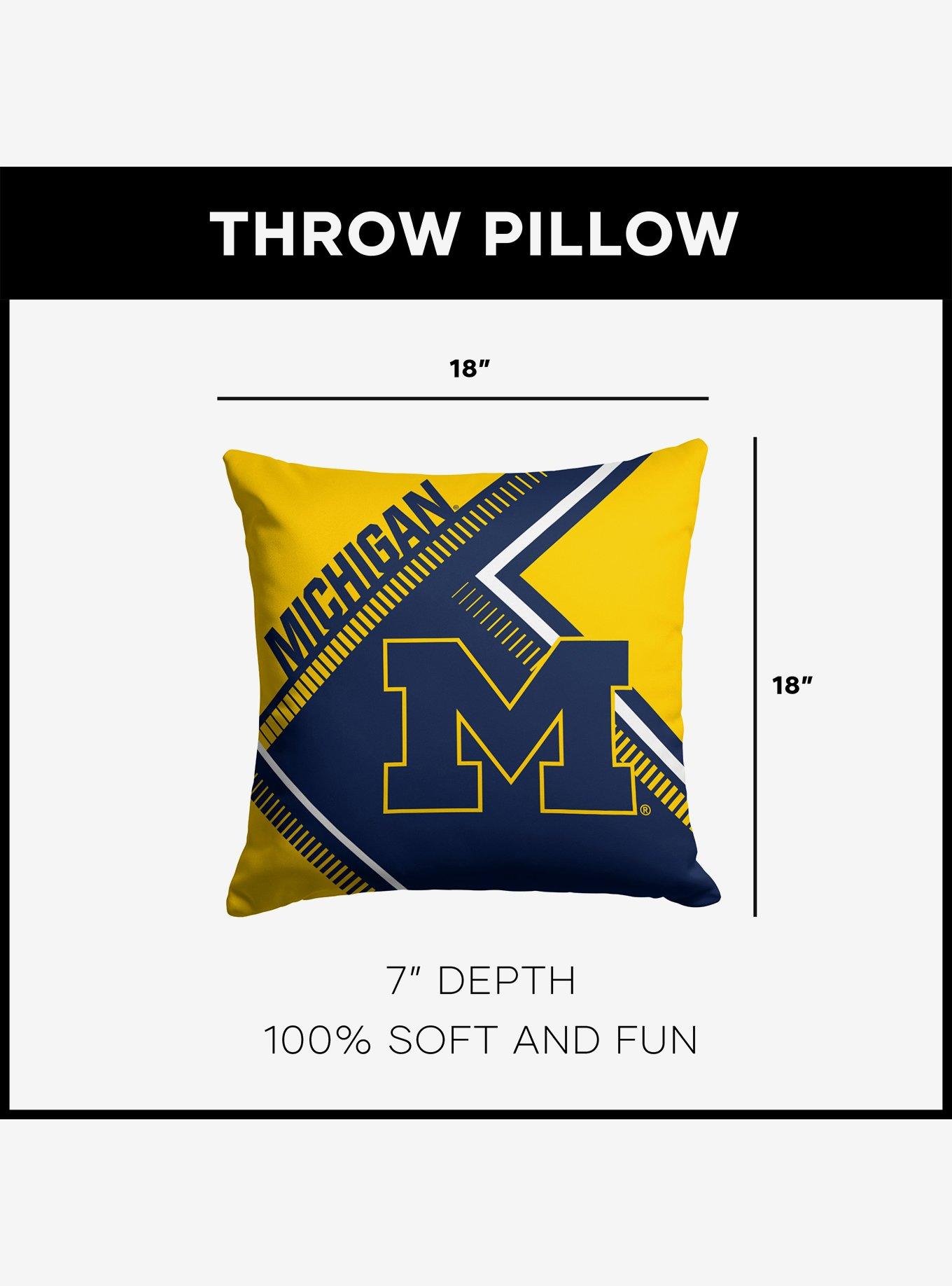 NCAA Michigan Wolverines Pulsewave Throw Pillow, , alternate - view 5