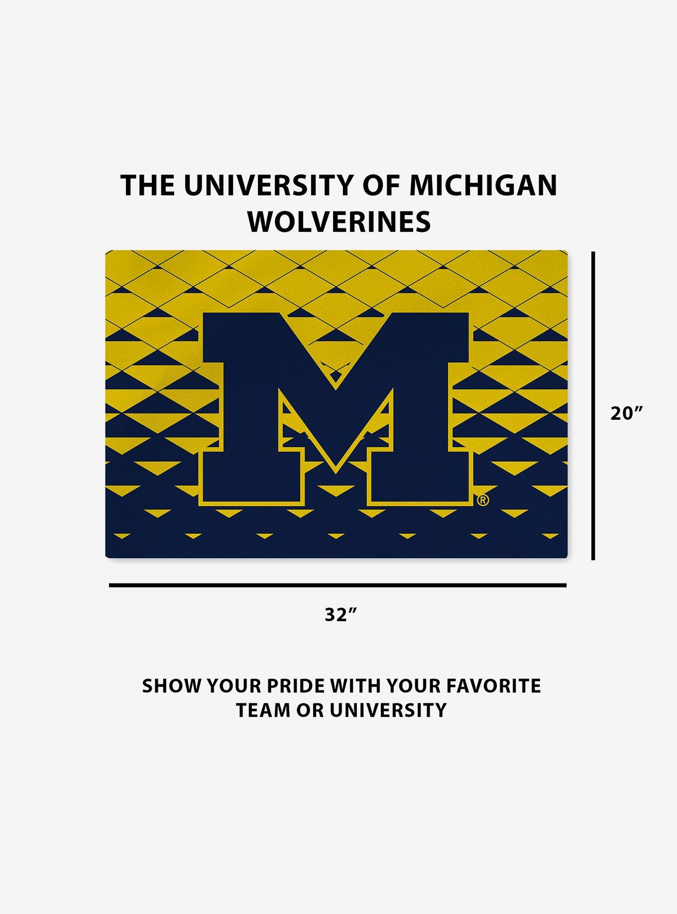 NCAA Michigan Wolverines Dropzone Washable Rug, , alternate - view 5
