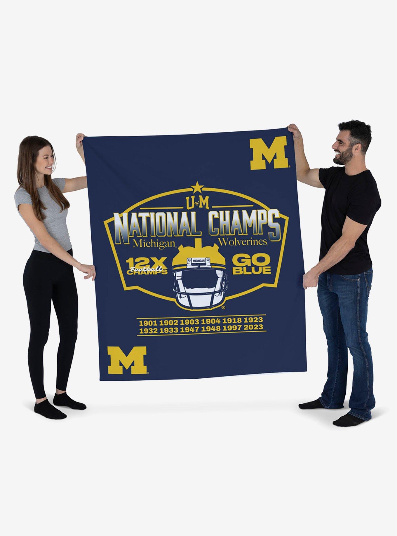 NCAA 2023 FBC Nameplate Michigan Wall Hanging, , hi-res
