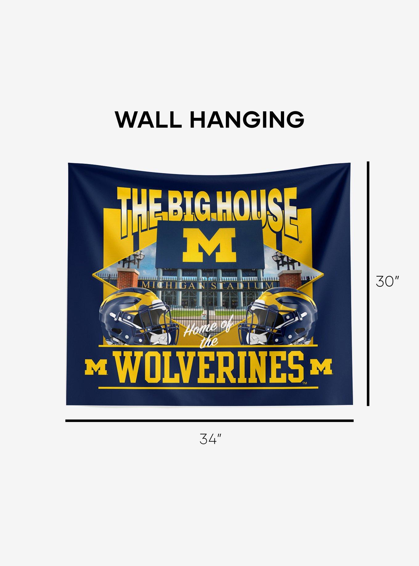 NCAA Michigan Wolverines The Big House Wall Hanging, , alternate - view 6
