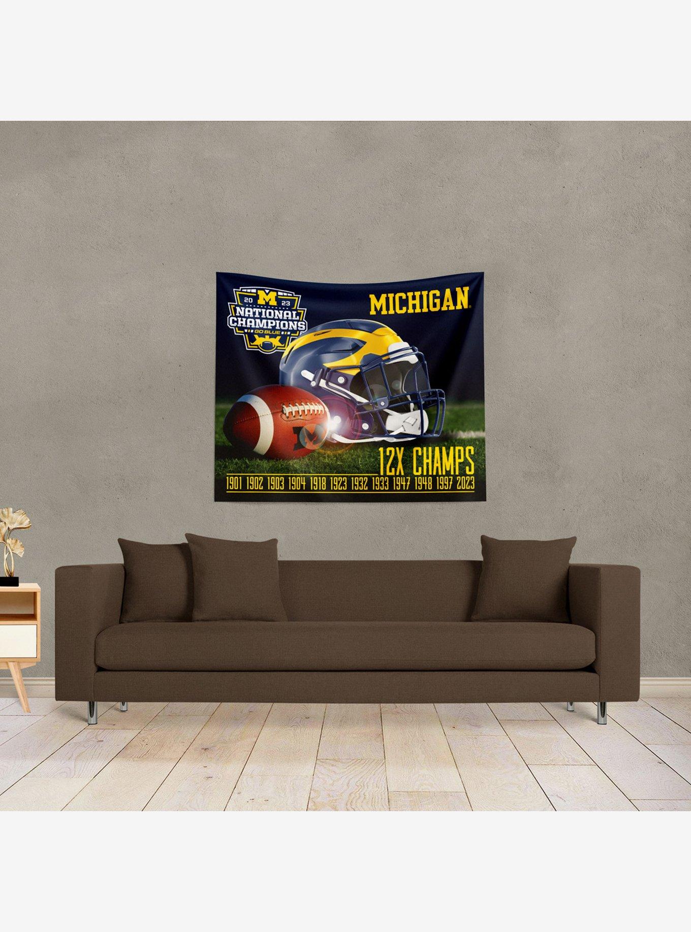 NCAA 2023 FBC Training Michigan Wall Hanging, , alternate - view 3