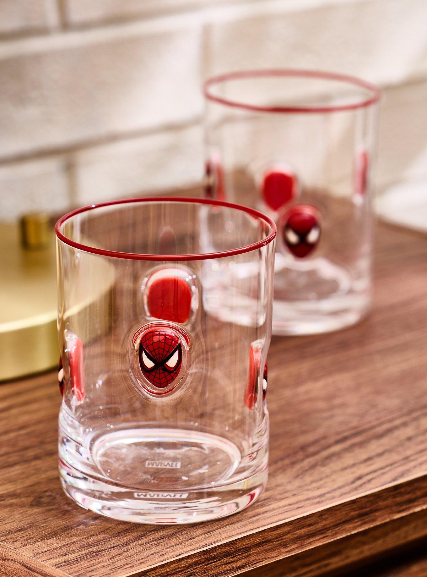 Marvel Spider-Man Mask Glass Set