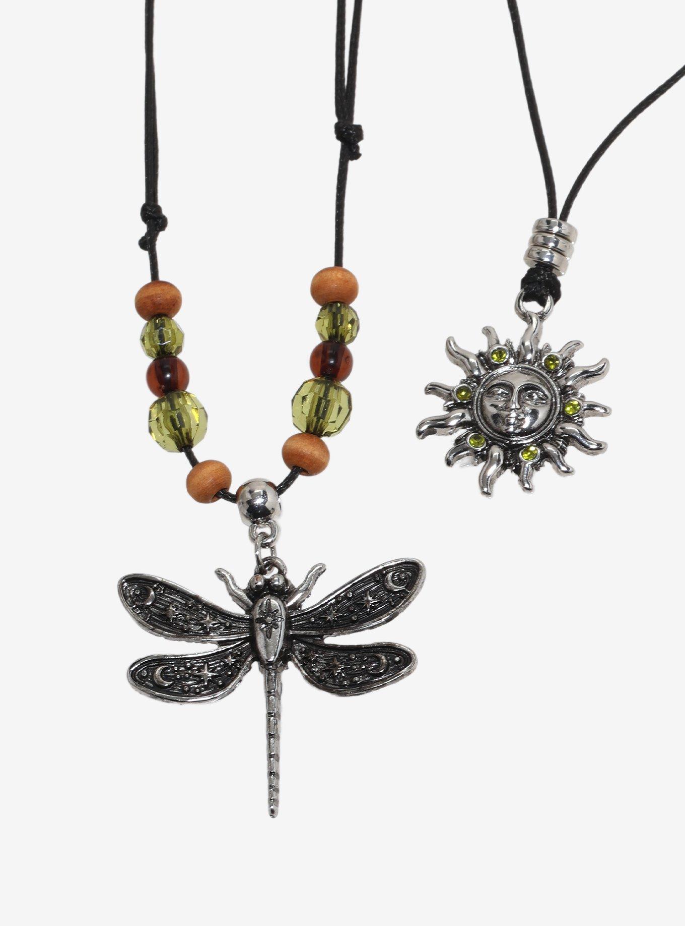 Thorn & Fable Dragonfly Sun Cord Necklace Set, , alternate - view 3