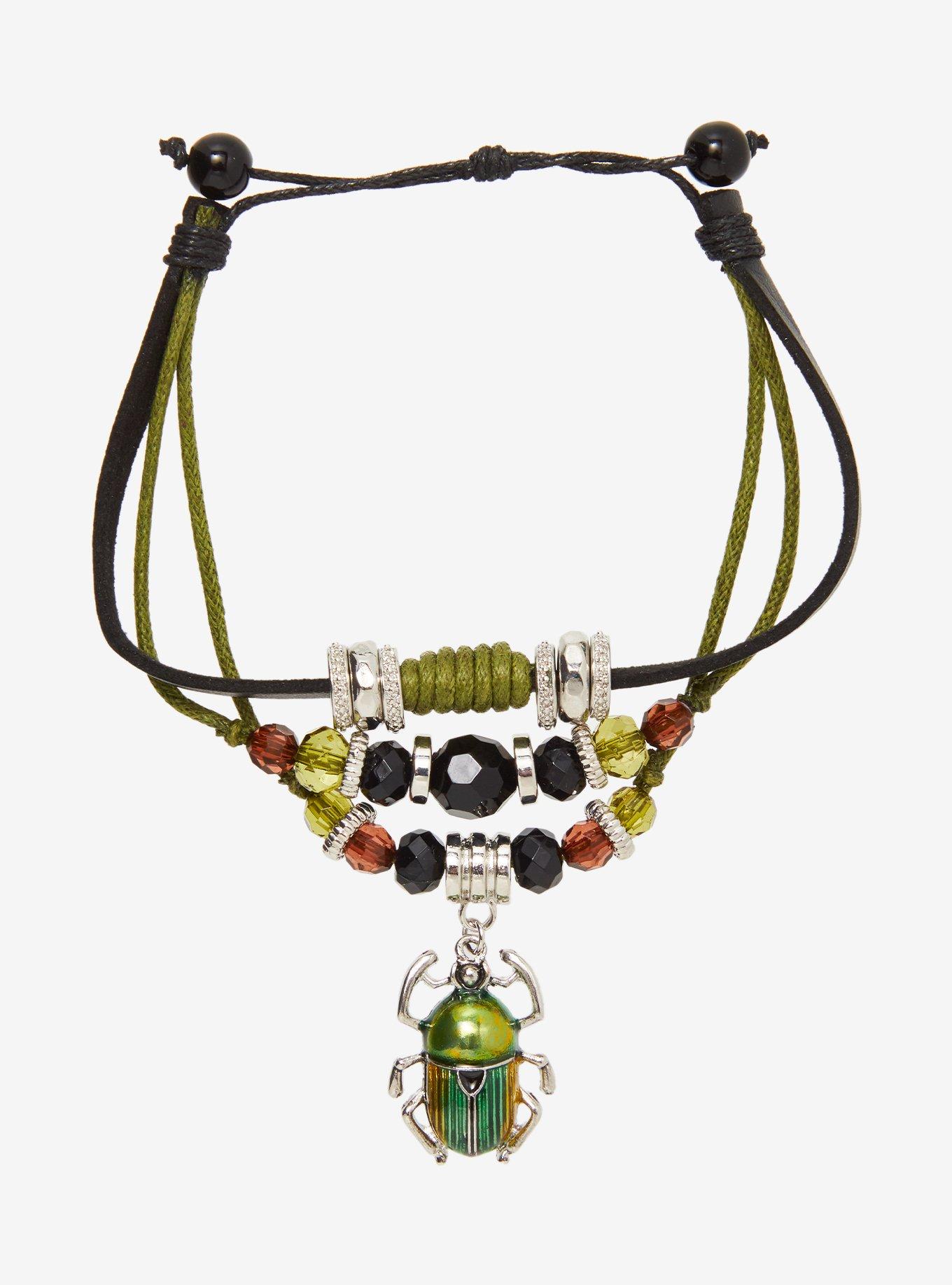 Thorn & Fable Beetle Cord Bracelet, , alternate - view 2