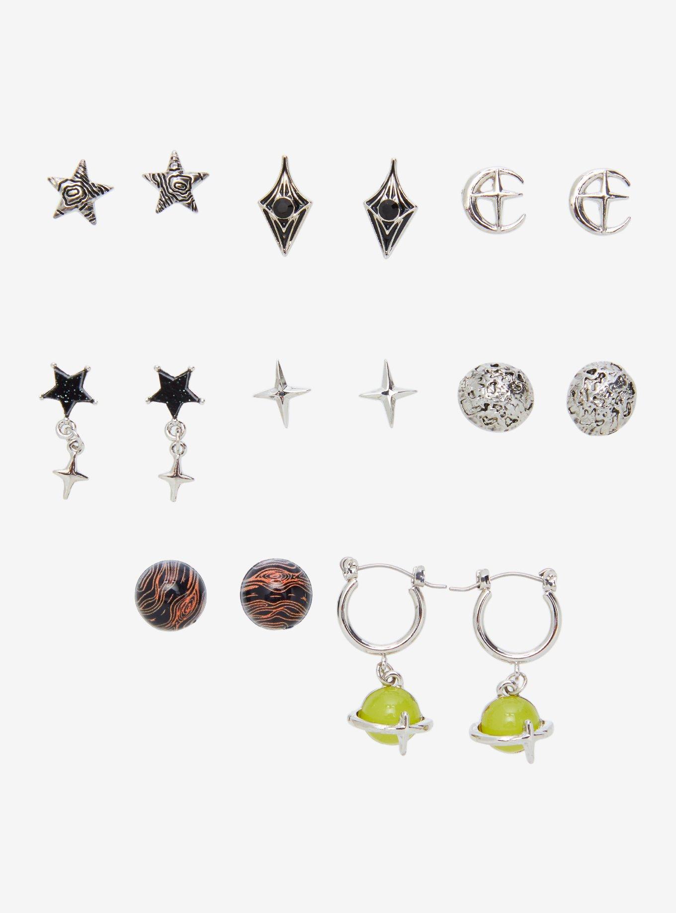 Social Collision Planetary Stud Earring Set, , alternate - view 2