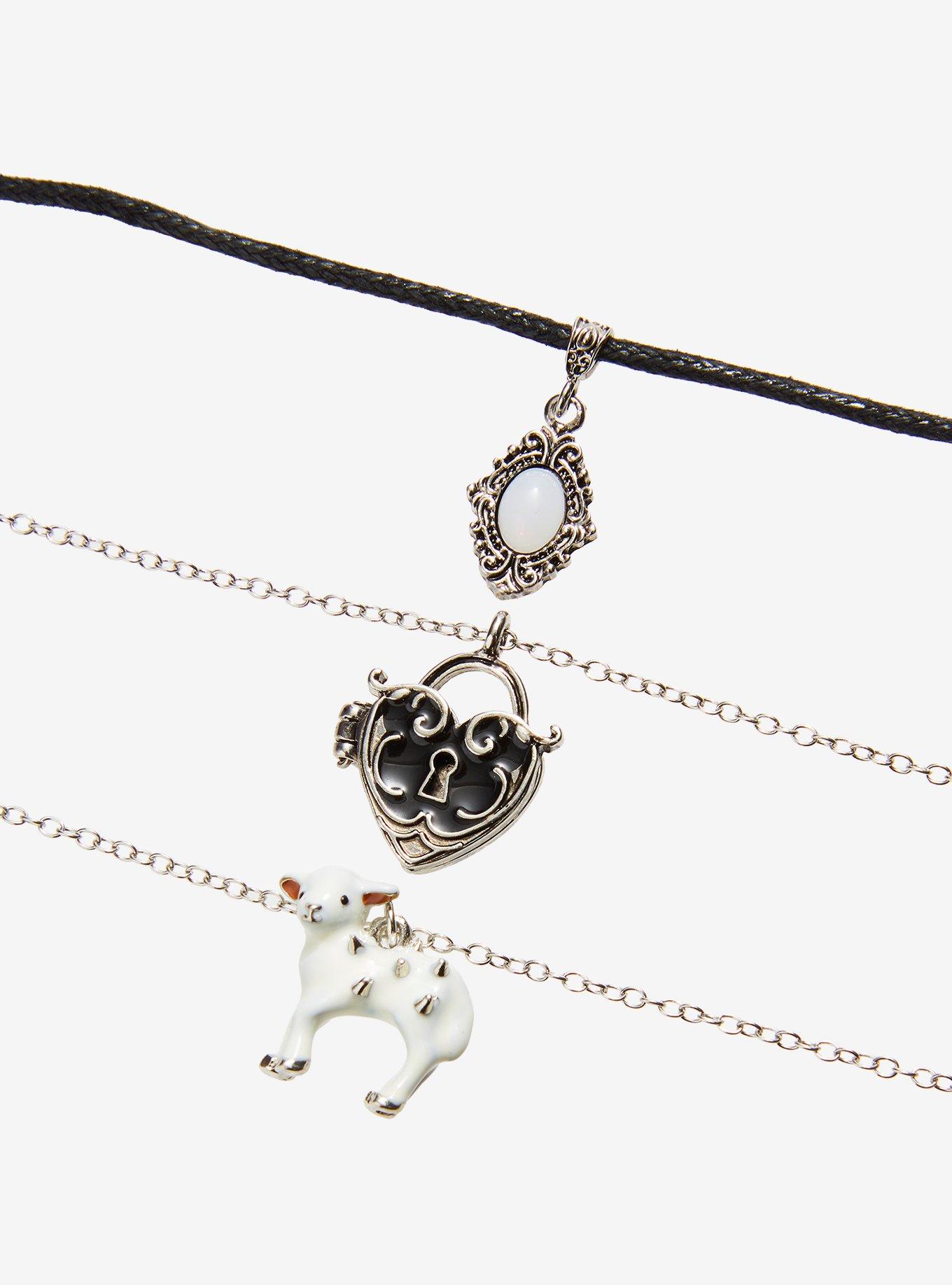 Cosmic Aura Lamb Locket Necklace Set, , alternate - view 3