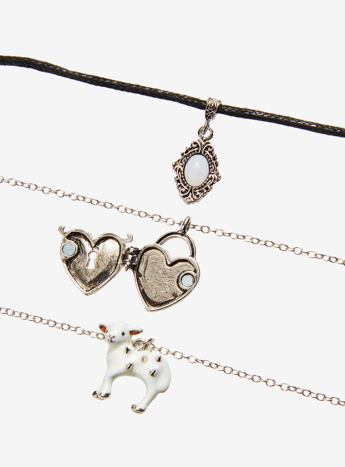 Cosmic Aura Lamb Locket Necklace Set, , alternate - view 4