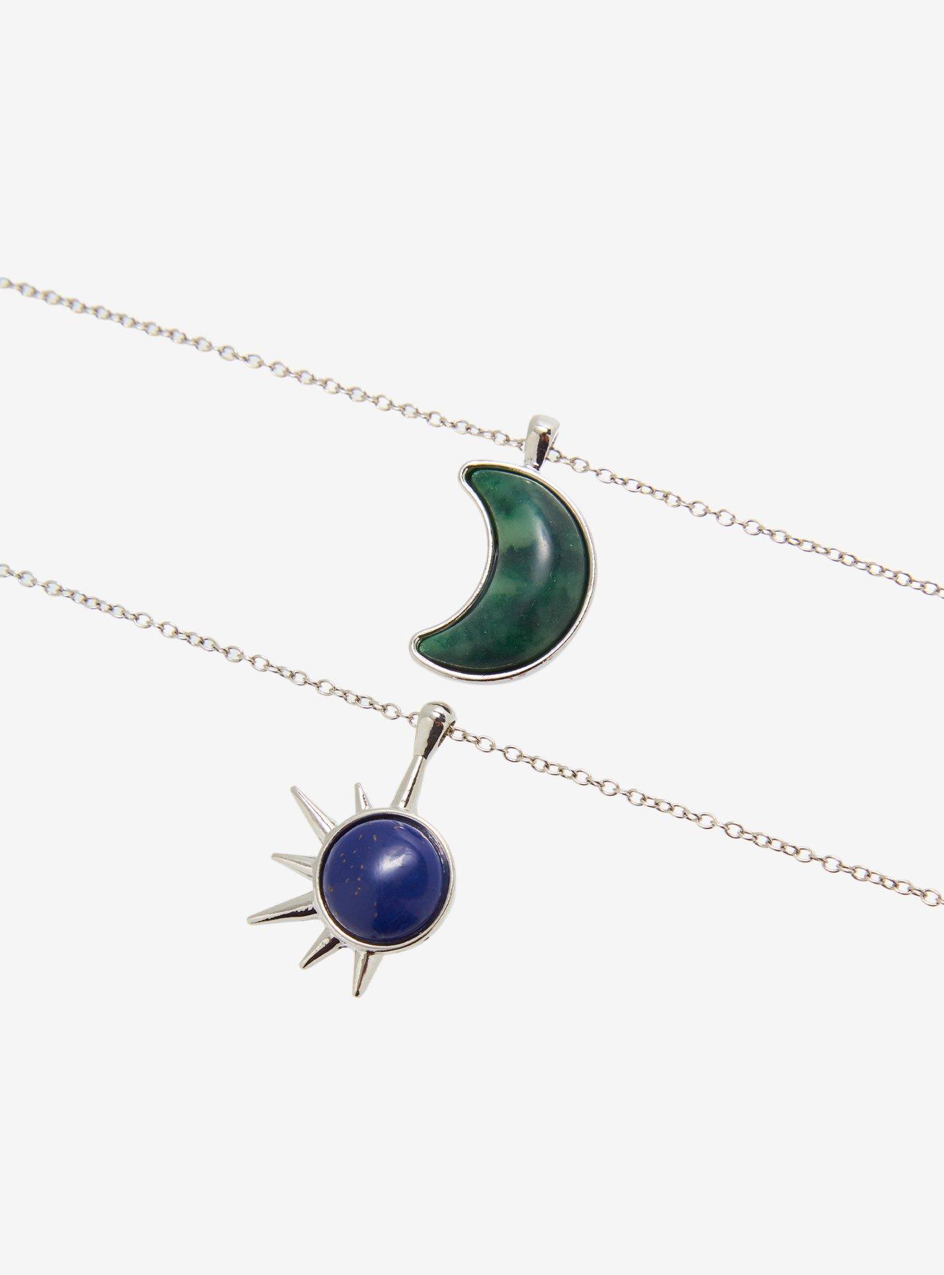 Celestial Soulmates Stone Best Friend Necklace Set, , alternate - view 3