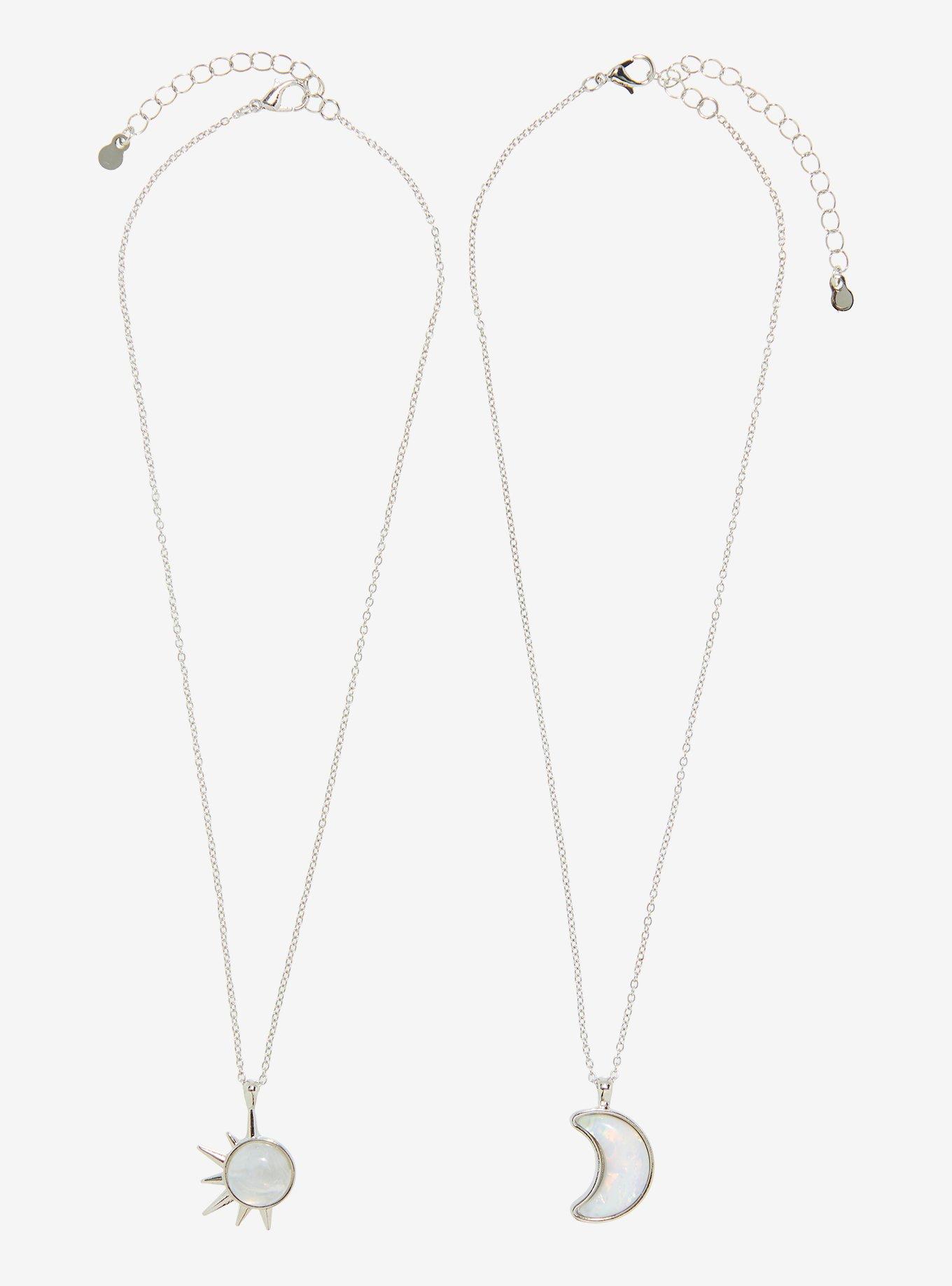 Thorn & Fable Celestial Soulmates Best Friend Necklace Set, , alternate - view 2