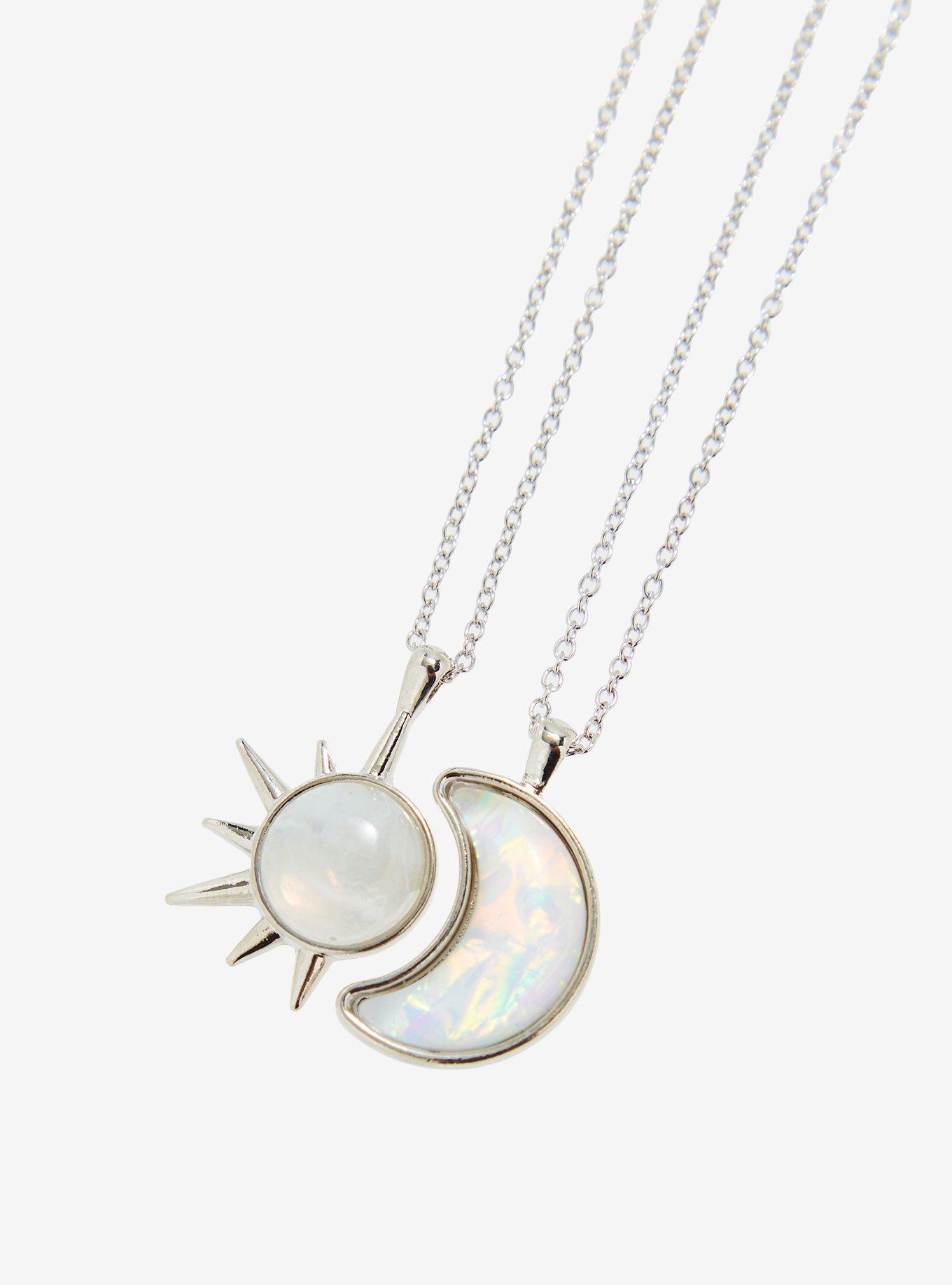 Thorn & Fable Celestial Soulmates Best Friend Necklace Set, , alternate - view 3