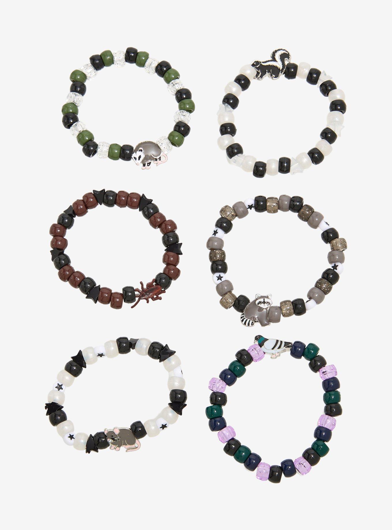 Trash Critters Bead Bracelet Set, , alternate - view 2