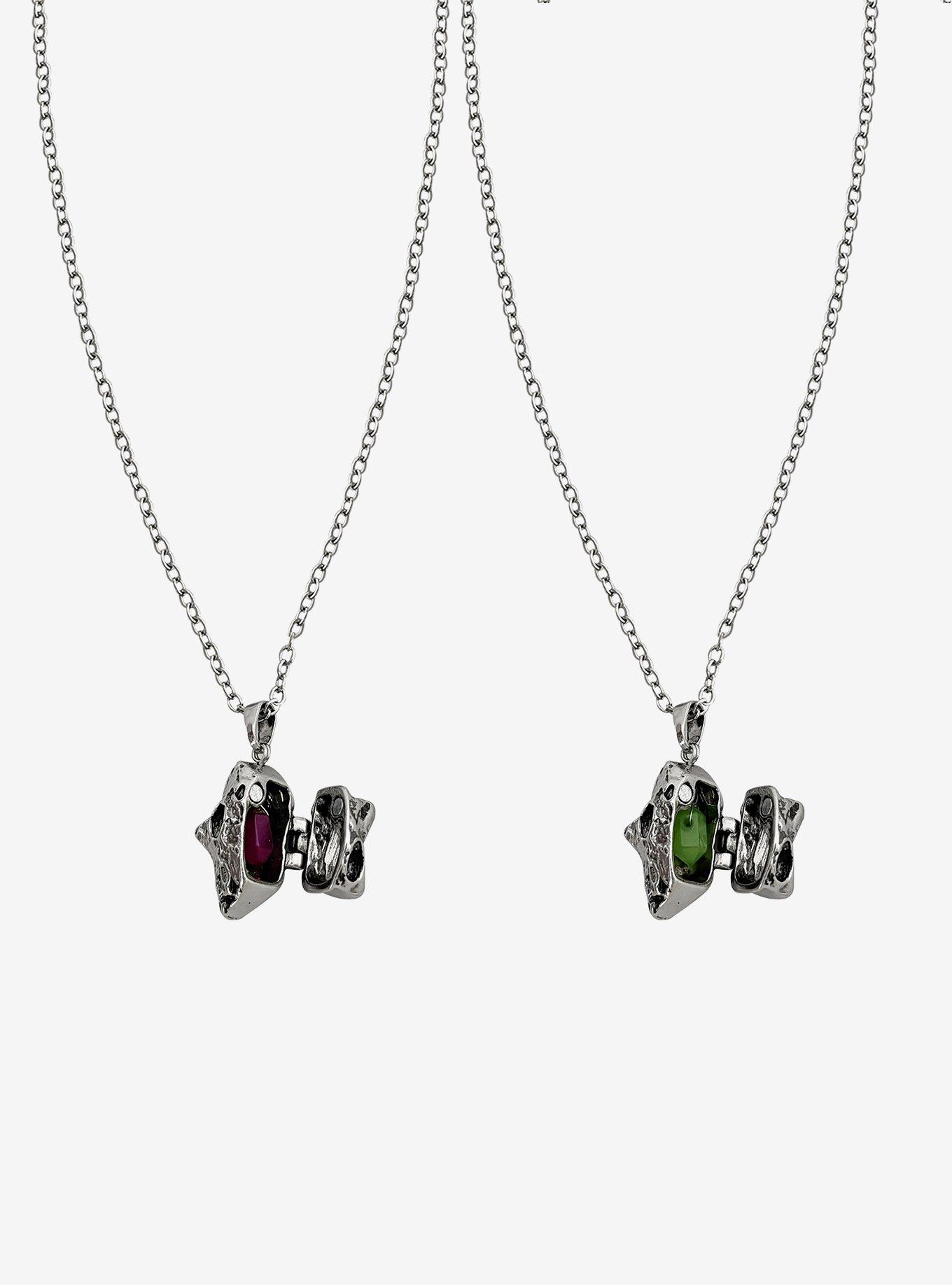 Social Collision Star Locket Best Friend Necklace Set, , alternate - view 3