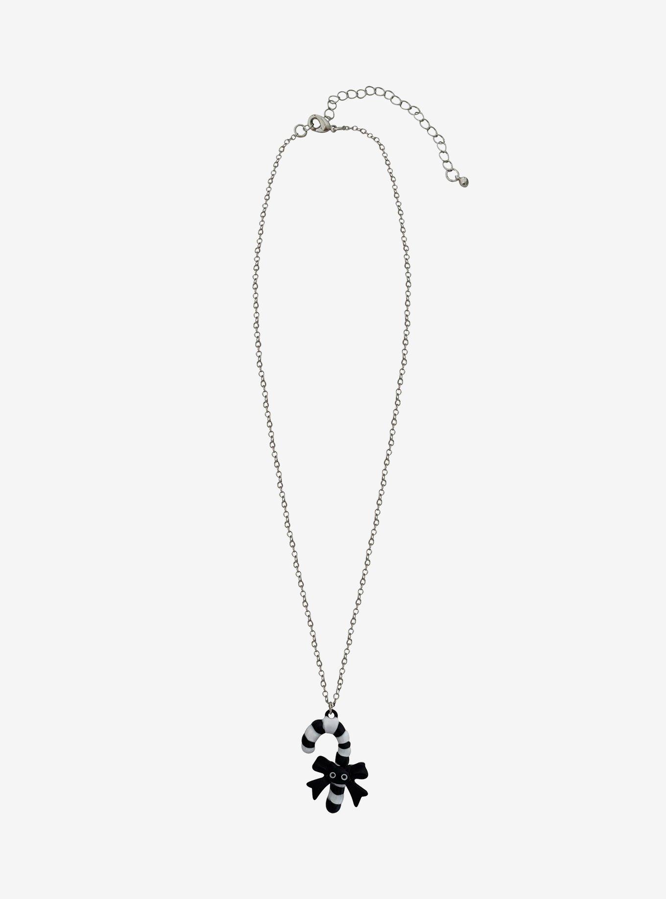 Candy Cane Cat Paper Theater Box Necklace, , alternate - view 3
