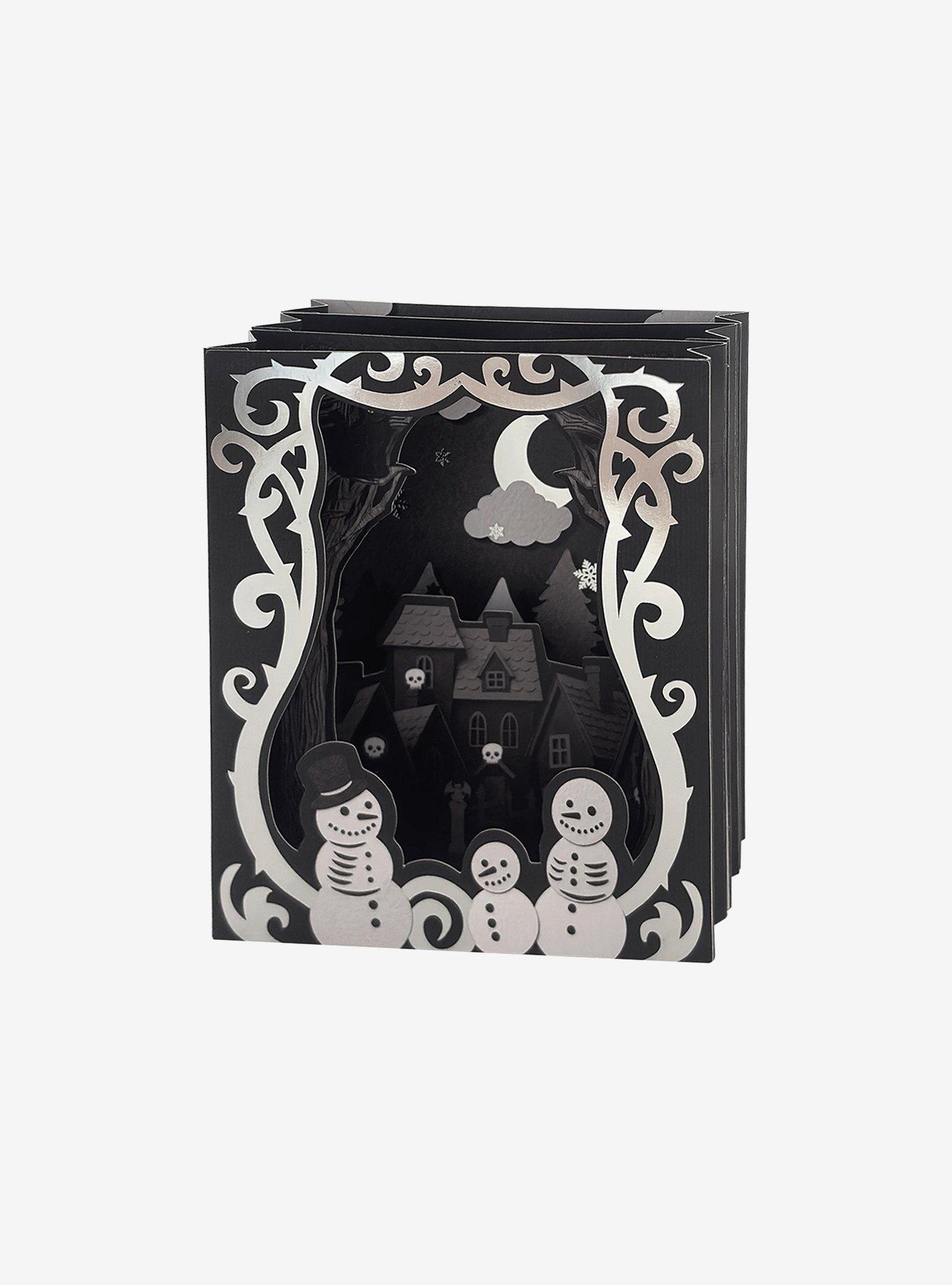 Candy Cane Cat Paper Theater Box Necklace, , alternate - view 4