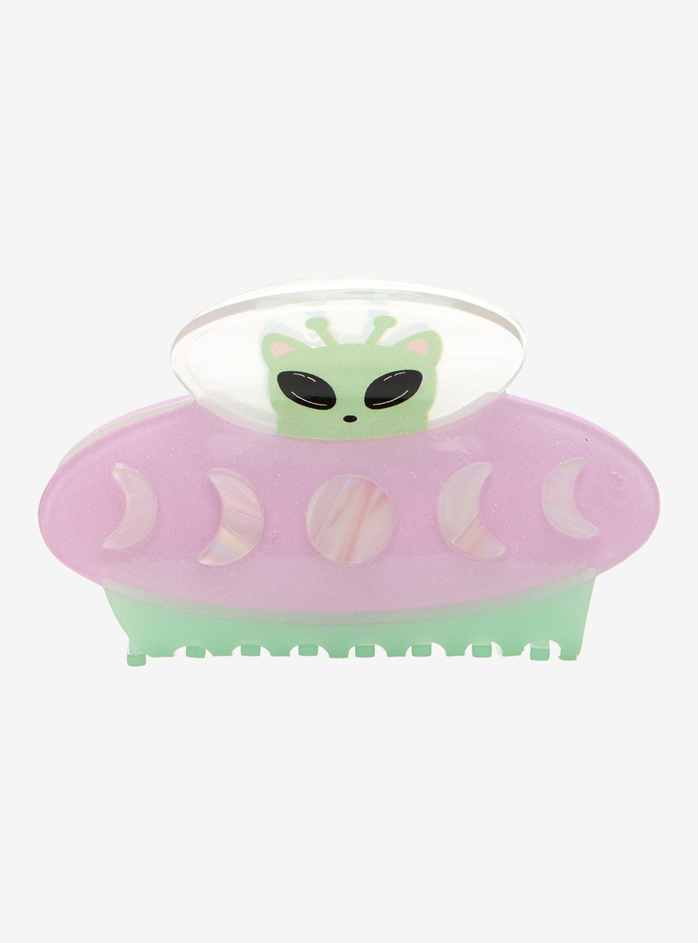 Cat Alien UFO Claw Hair Clip, , alternate - view 2