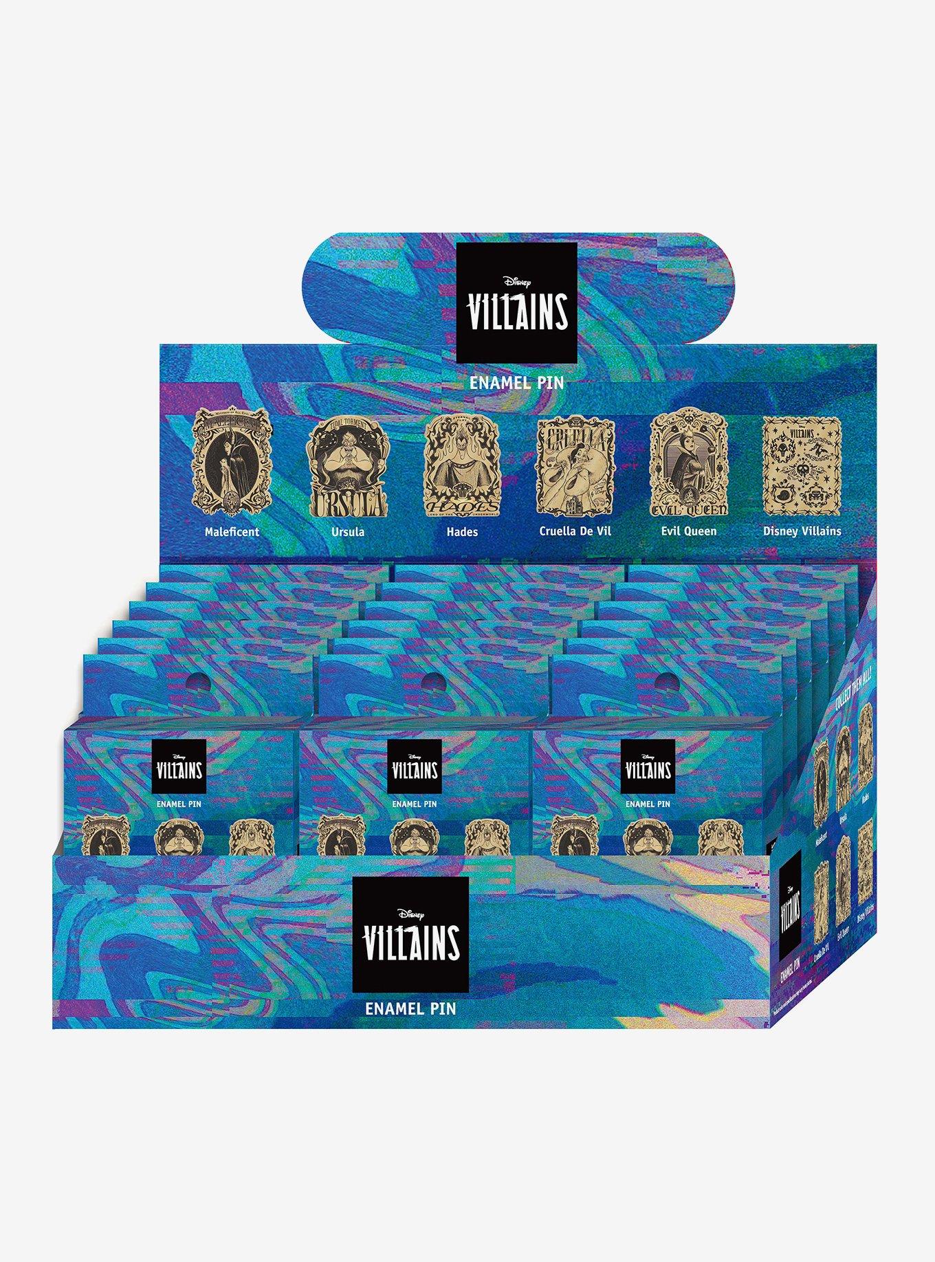 Disney Villains Ink Posters Blind Box Enamel Pin - BoxLunch Exclusive, , alternate - view 3