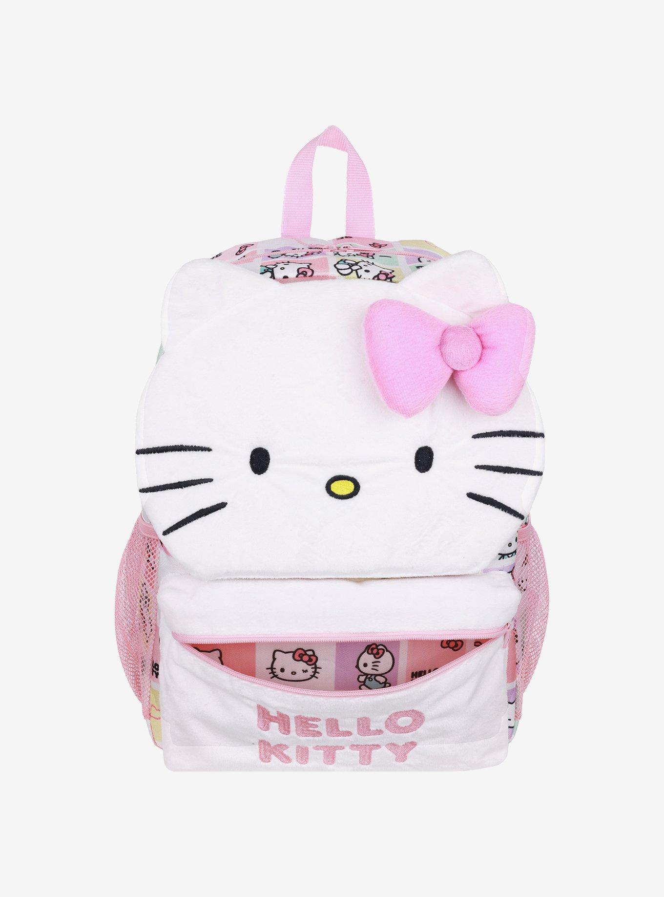 Hello Kitty Plush Face Backpack with 3D Bow, , alternate - view 5