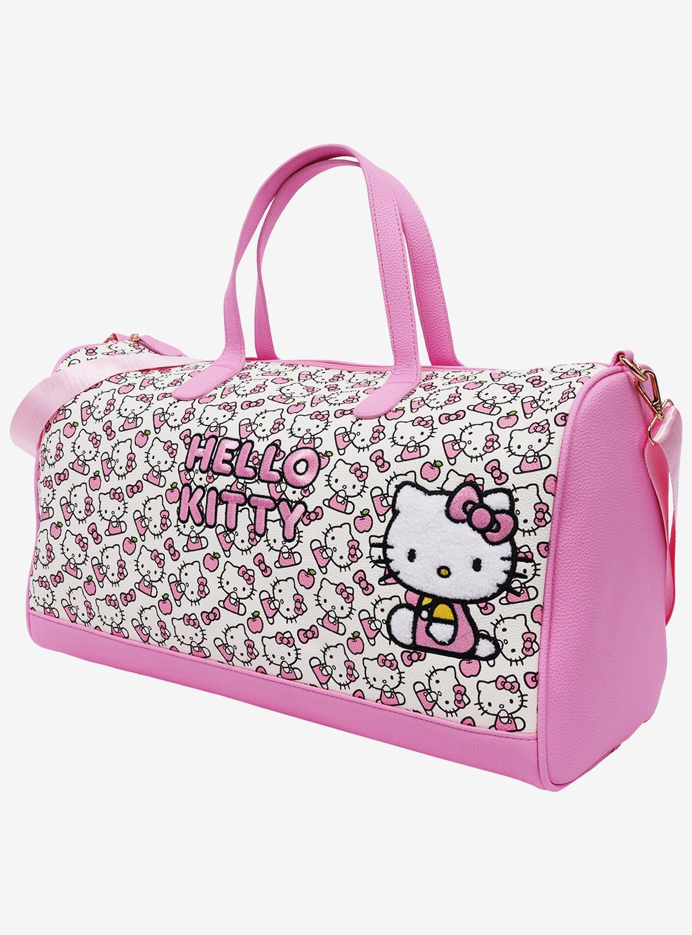 Ful Sanrio Hello Kitty Pink & White Weekender Duffle Bag, , alternate - view 3