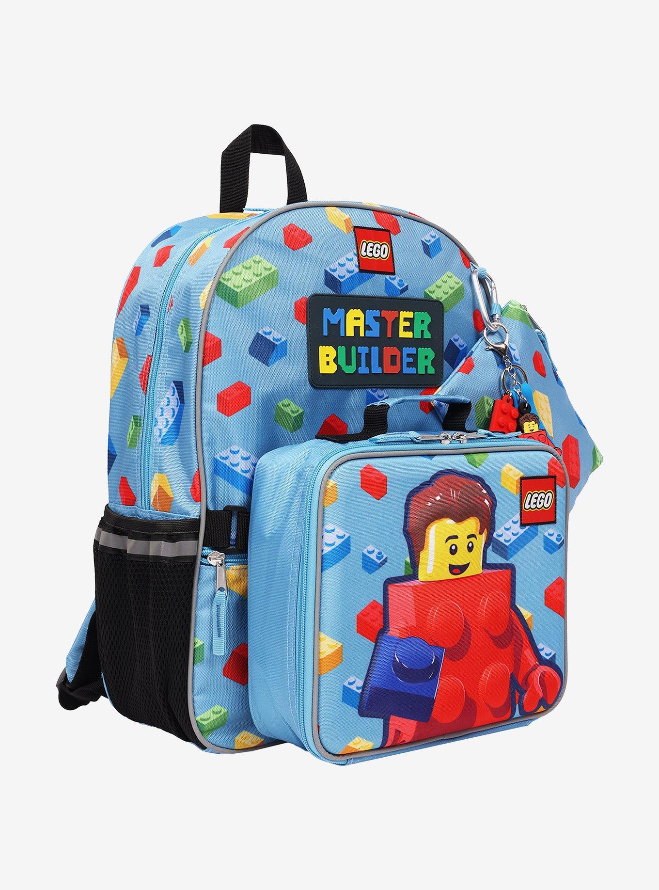 LEGO Master Builder Backpack Set with Detachable Lunch Box & Accessory Pouch, , hi-res