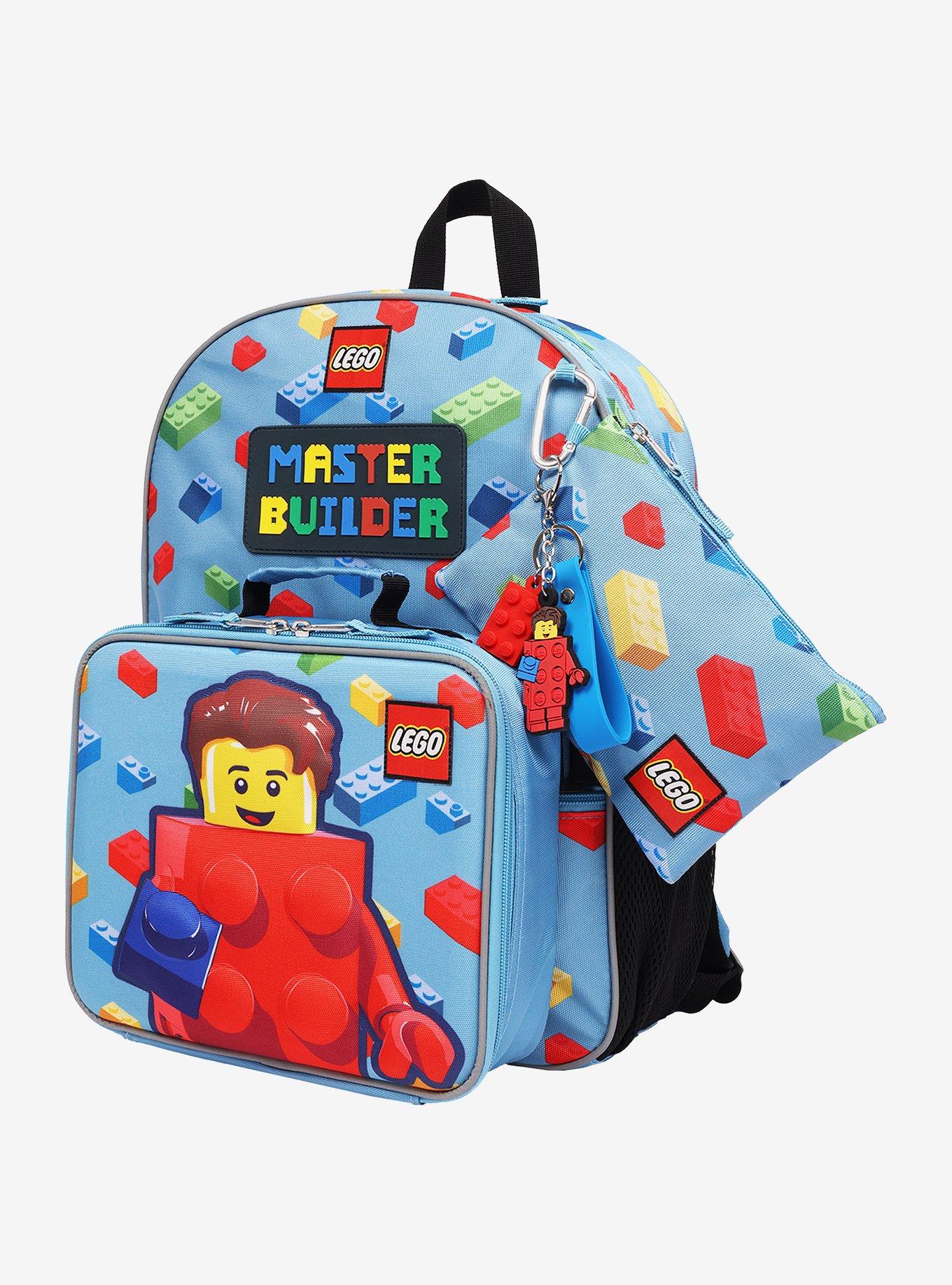 LEGO Master Builder Backpack Set with Detachable Lunch Box & Accessory Pouch, , alternate - view 3