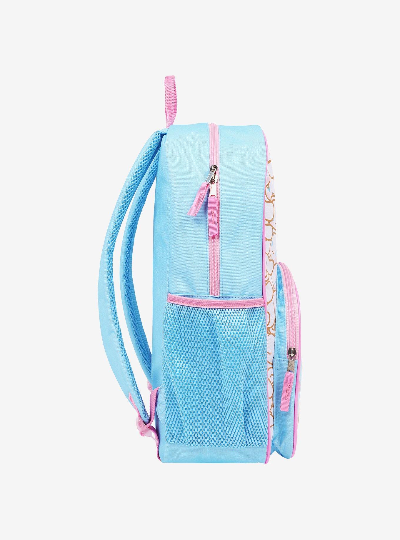 Sanrio Cinnamoroll Full-Size Bowler All-Over Print Backpack with Mesh Airflow Straps, , alternate - view 5