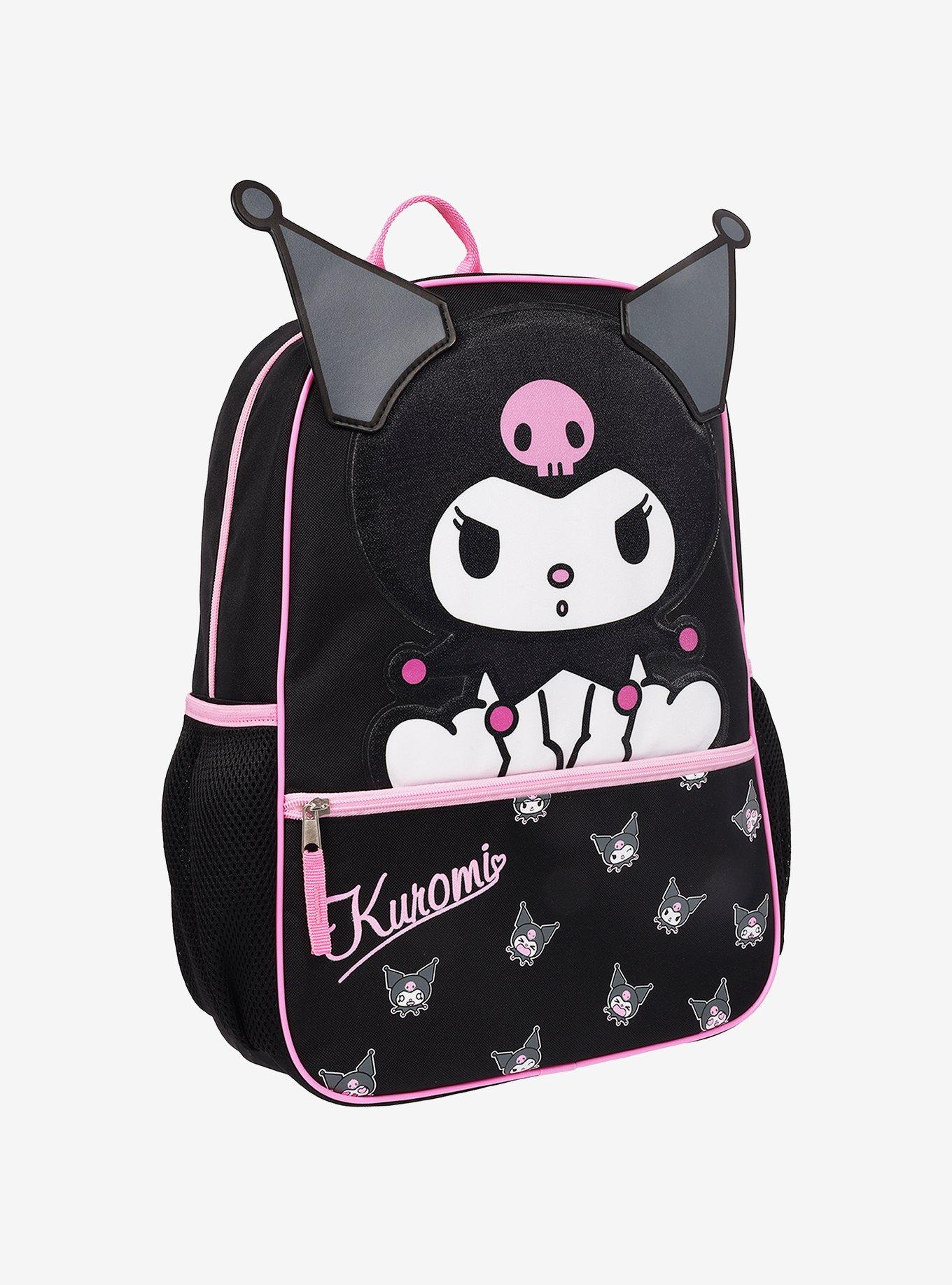 Kuromi Kids Backpack with 3D Ears, , hi-res