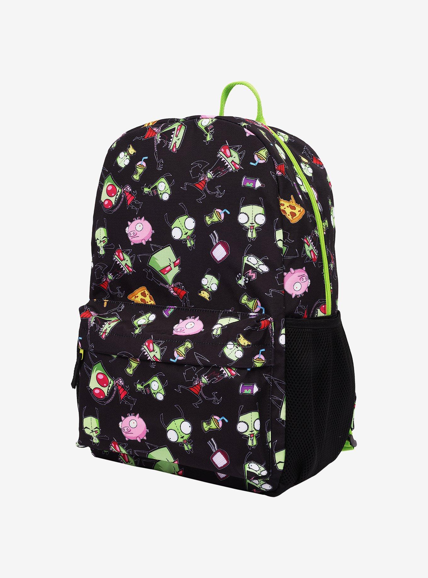 Nickelodeon Invader Zim All-Over Print Full-Size Classic Backpack, , alternate - view 3