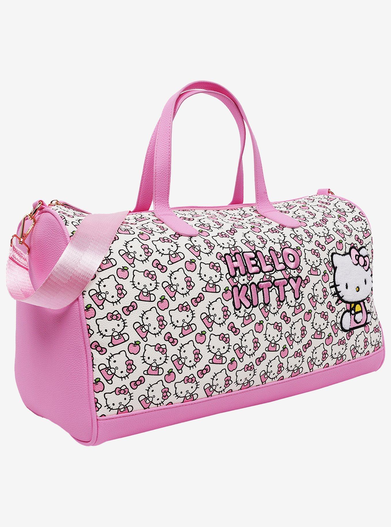 Ful Sanrio Hello Kitty Pink & White Weekender Duffle Bag, , hi-res