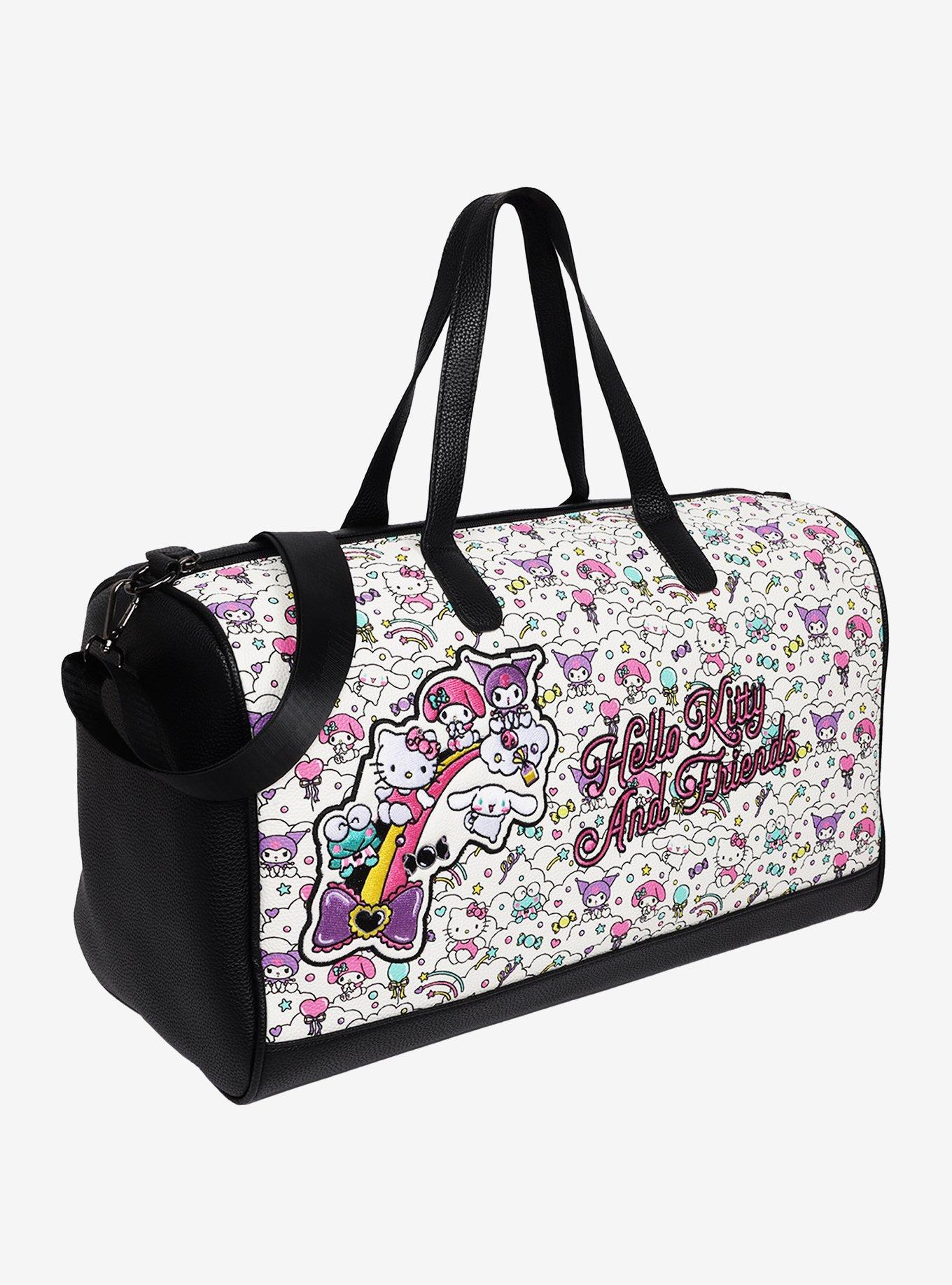 Ful Sanrio Hello Kitty and Friends "Sugar Rush" Black & White Weekender Duffle, , hi-res