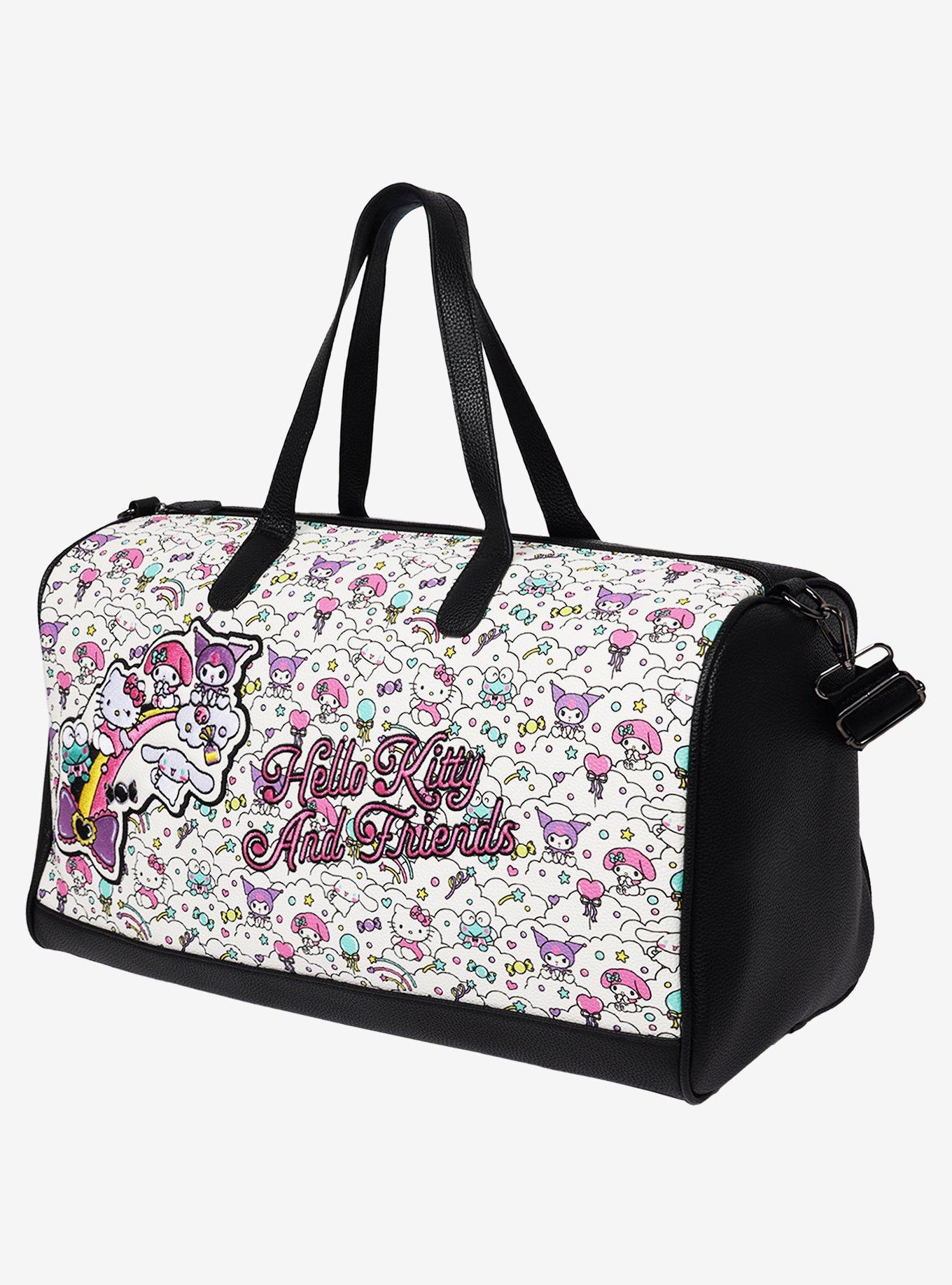 Ful Sanrio Hello Kitty and Friends "Sugar Rush" Black & White Weekender Duffle, , alternate - view 3