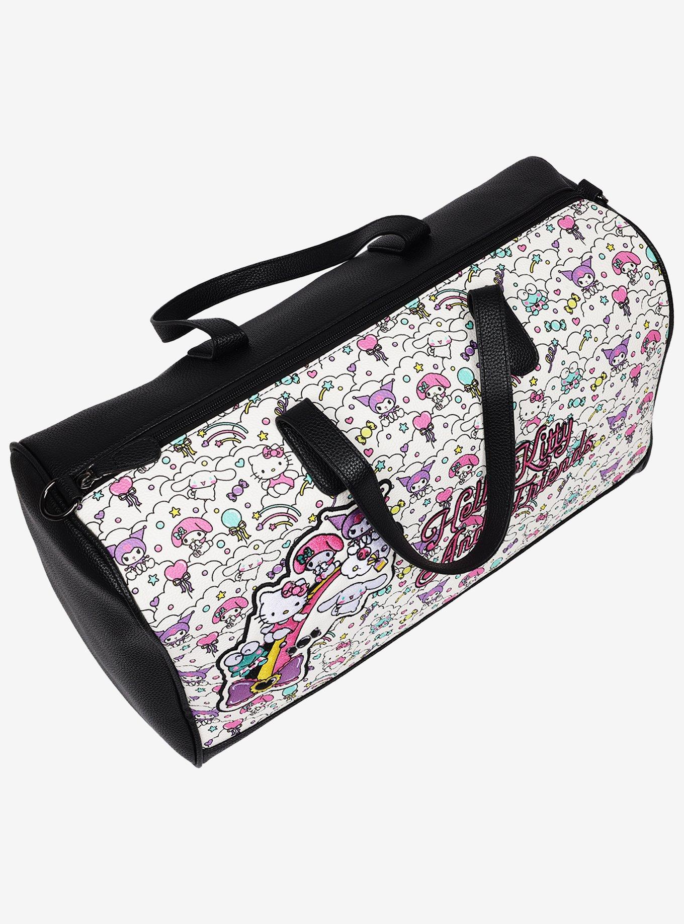 Ful Sanrio Hello Kitty and Friends "Sugar Rush" Black & White Weekender Duffle, , alternate - view 4