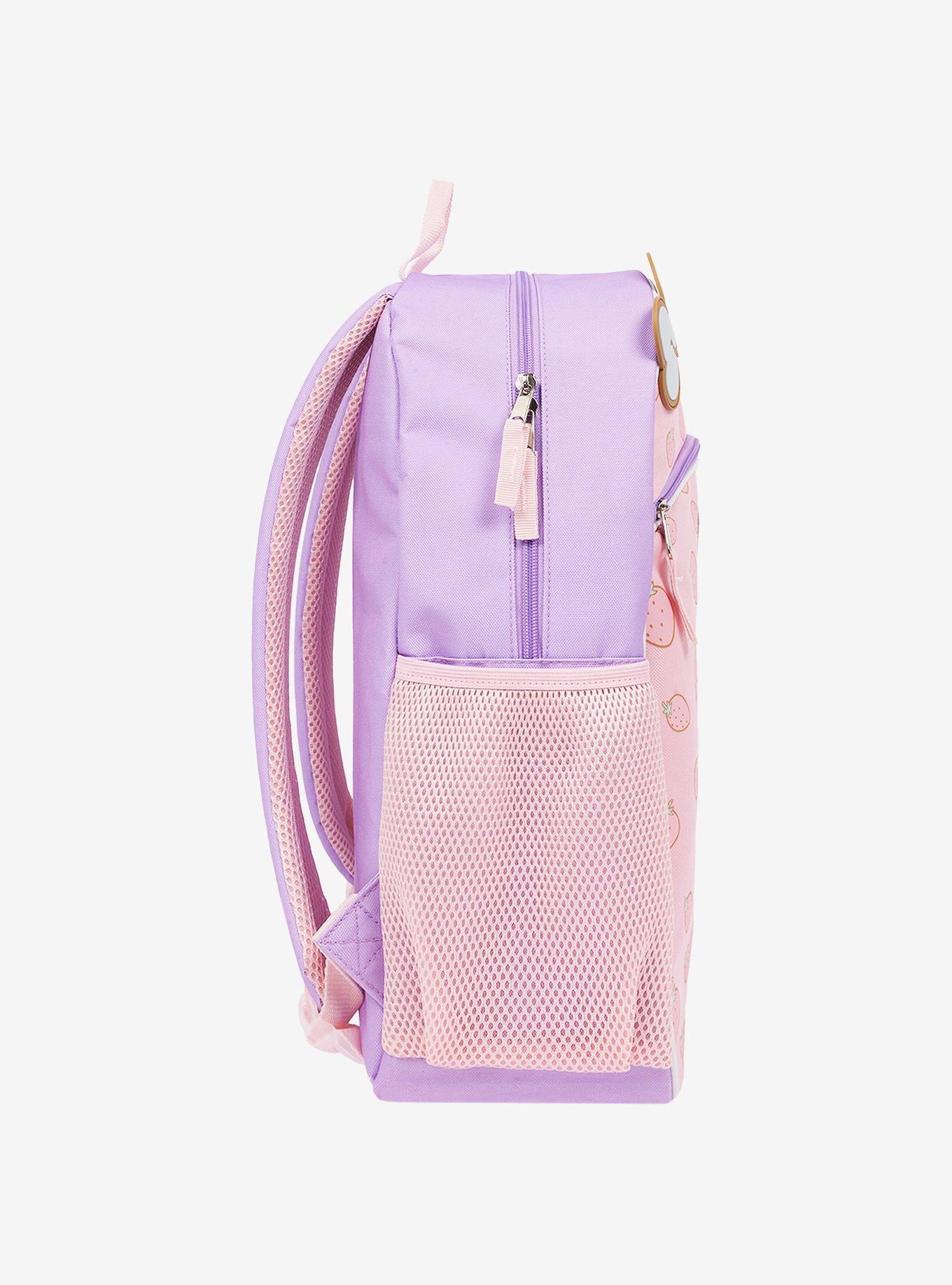 My Melody Berry Bow Full-Size Halfmoon Backpack, , alternate - view 5