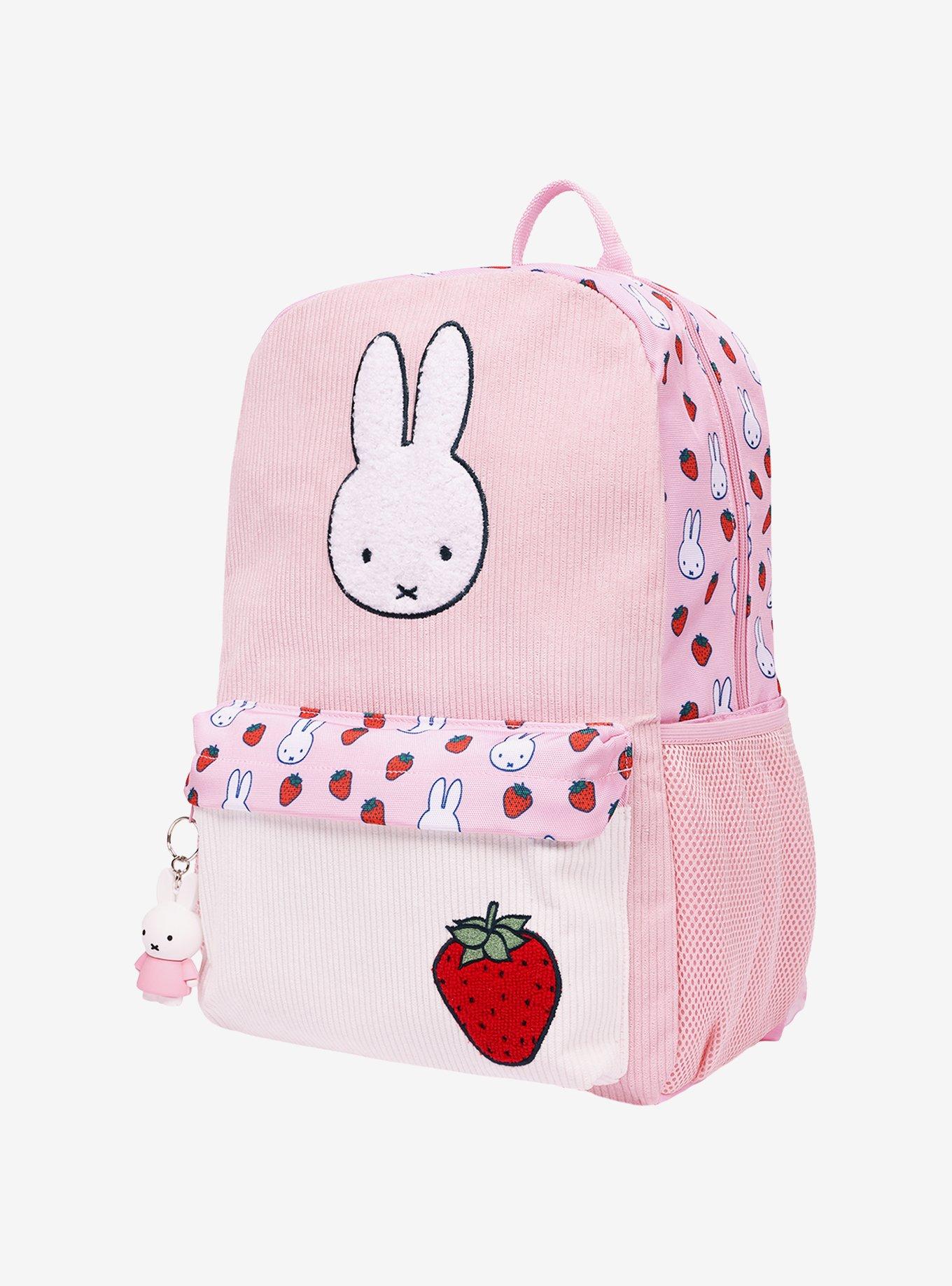 Miffy Strawberry Backpack with Charm, , alternate - view 3