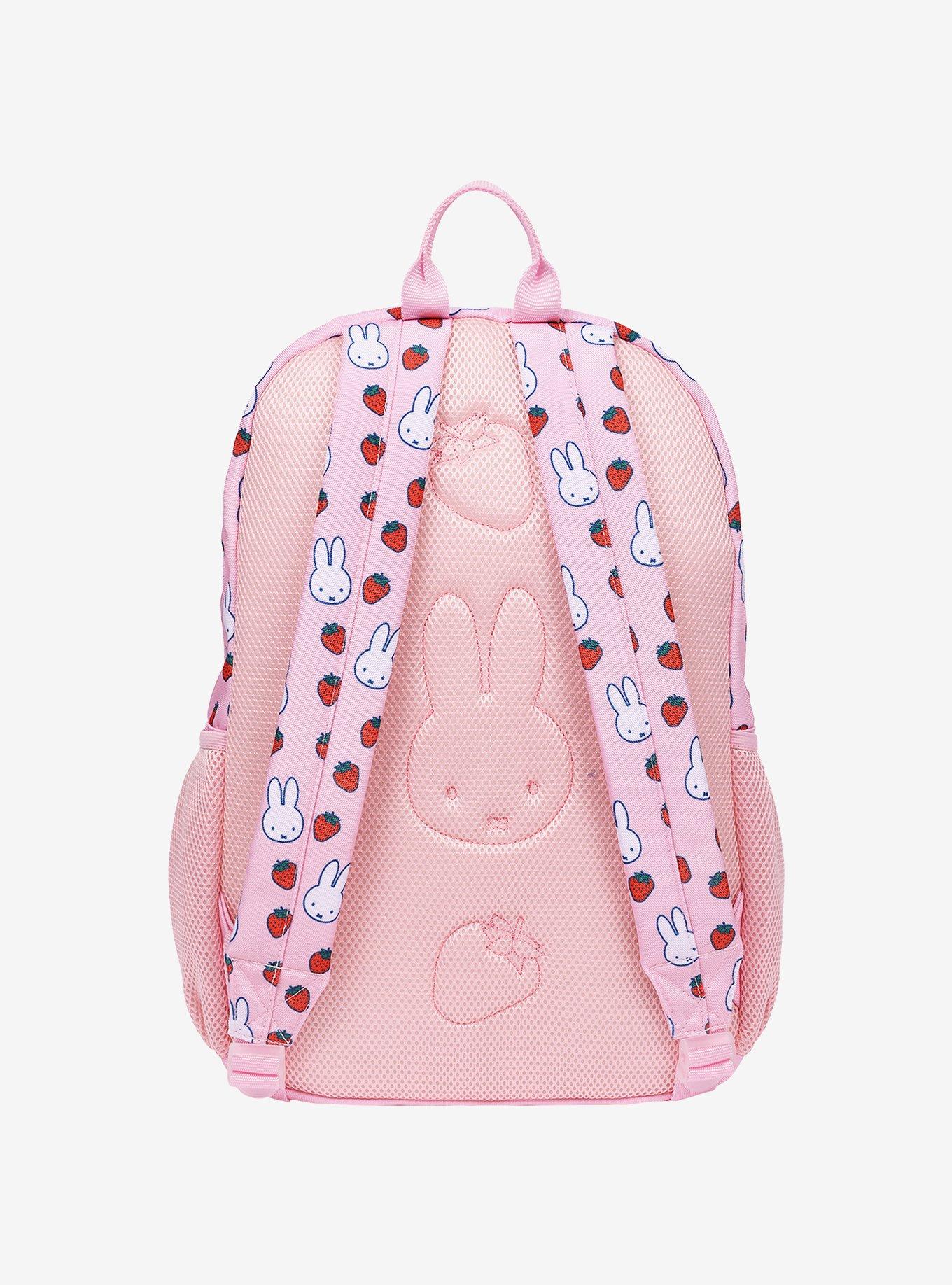 Miffy Strawberry Backpack with Charm, , alternate - view 4