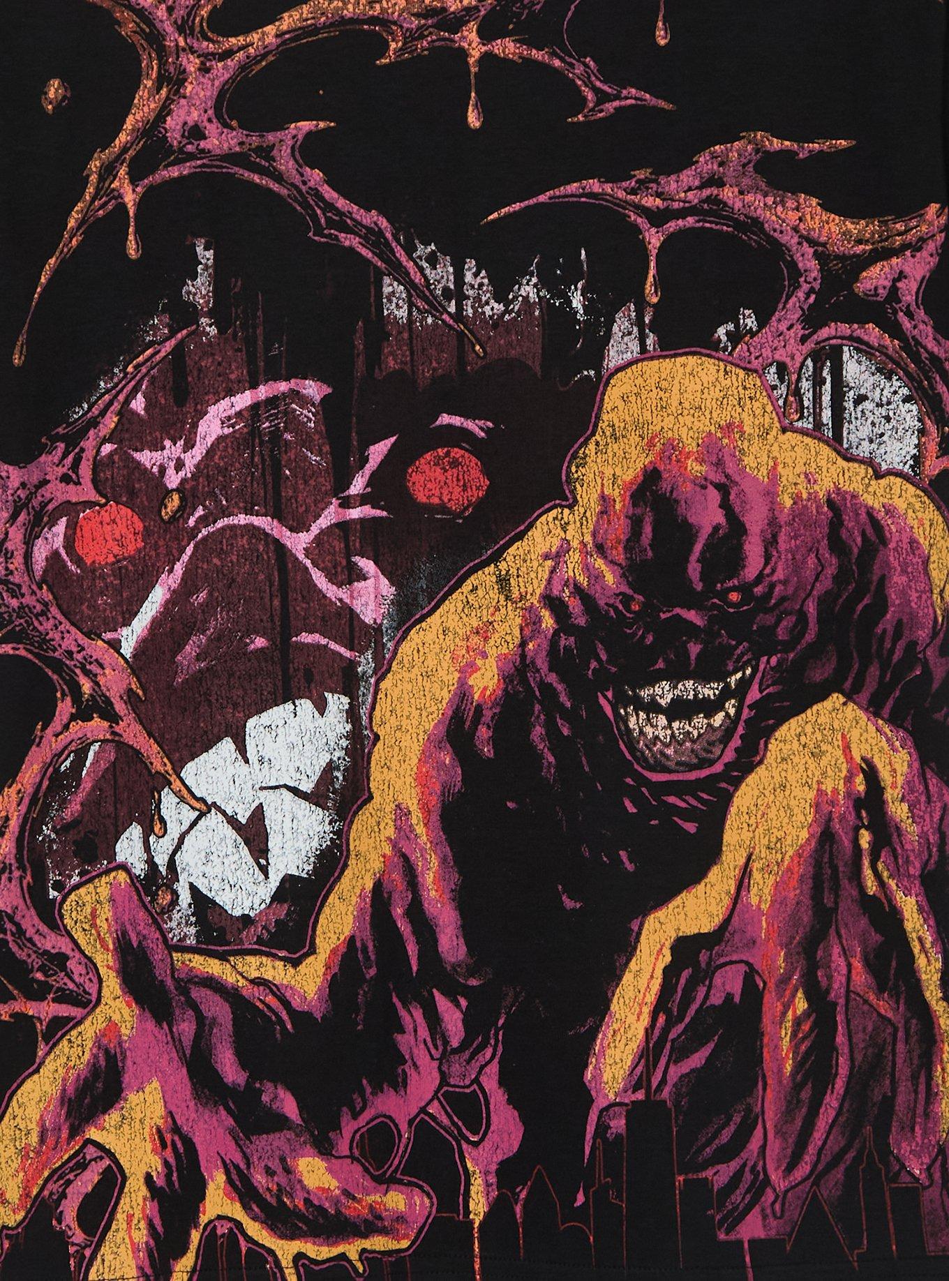 DC Comics Batman Clayface Jumbo Back Graphic T-Shirt - BoxLunch Exclusive, BLACK, alternate - view 4