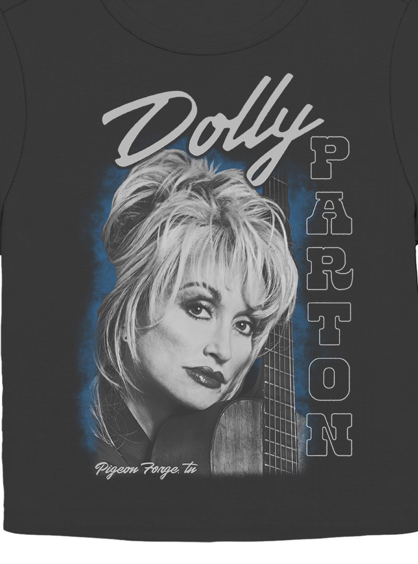Dolly Parton Guitar Portrait Girls Baby T-Shirt, , hi-res